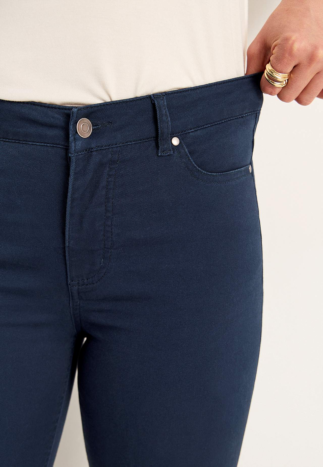 Litt slankeree ankeljeans