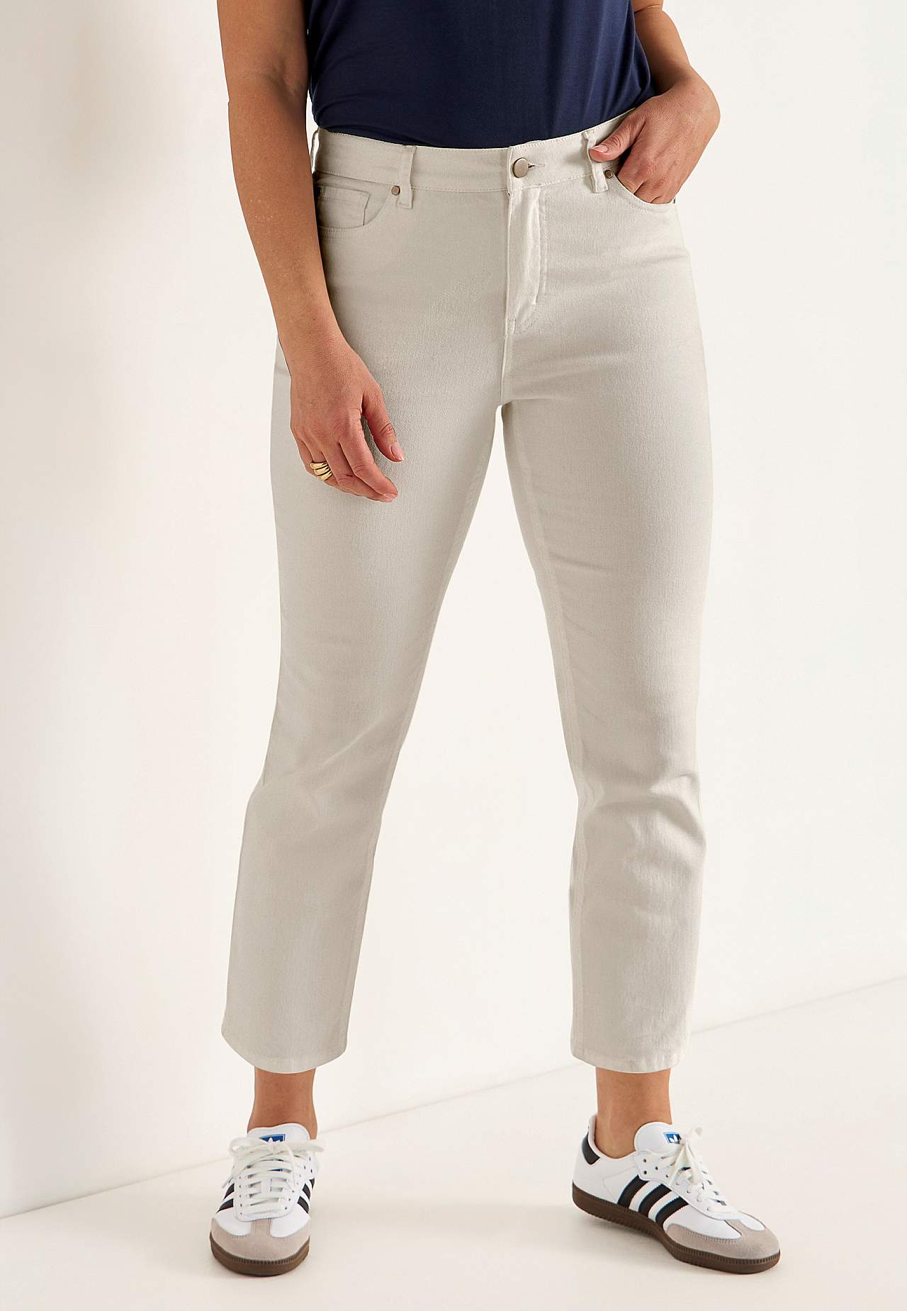 Litt slankeree ankeljeans