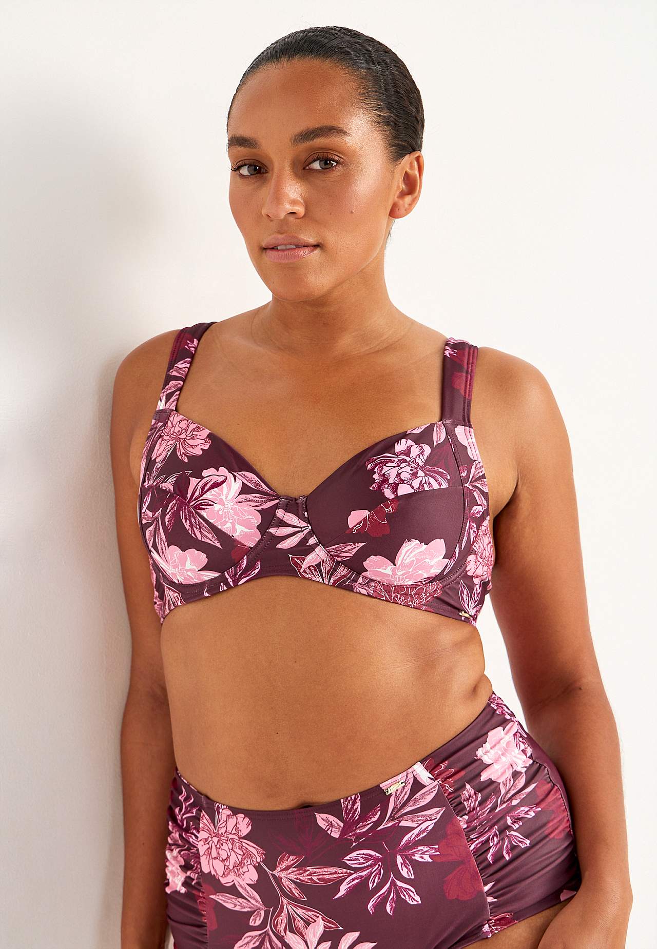 Mønstret bikini BH