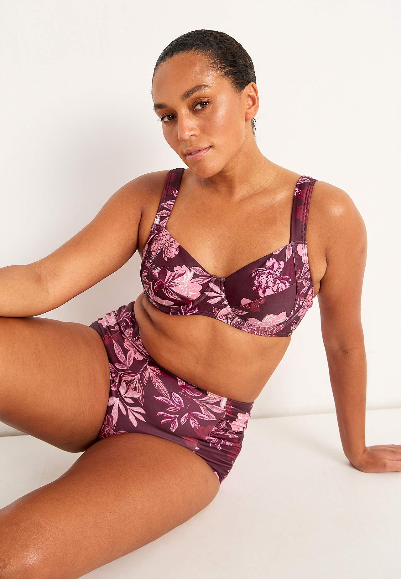 Mønstret bikini BH