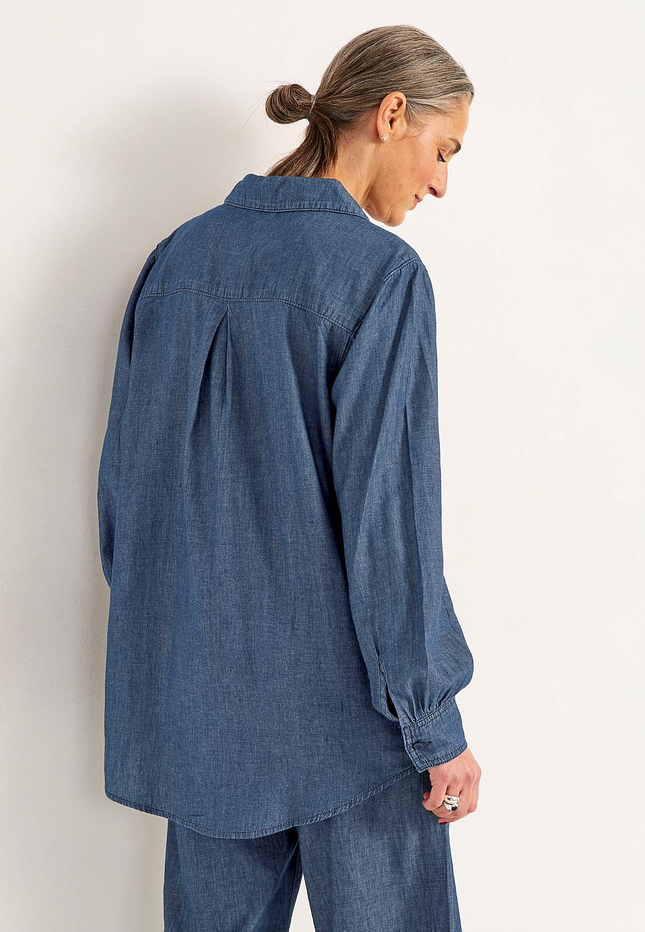 Denimskjorte med knapper