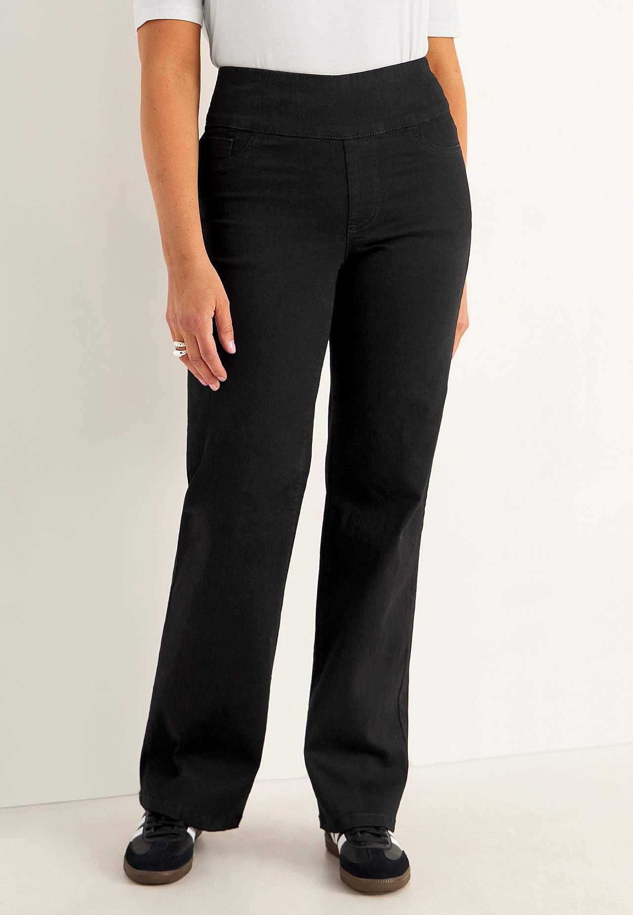 Jeans med høy elastisk midje Elisa