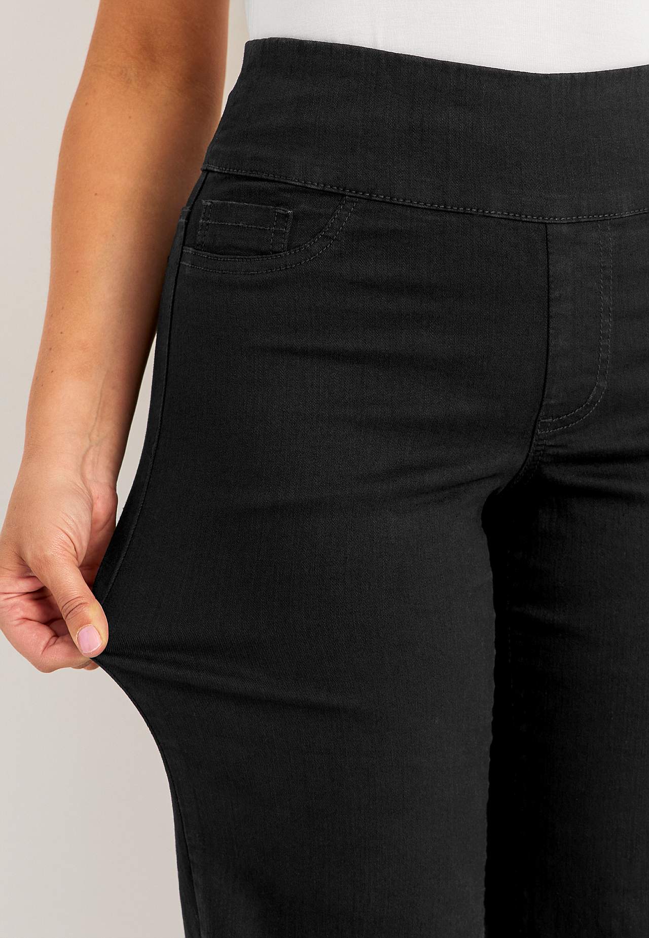 Jeans med høy elastisk midje Elisa
