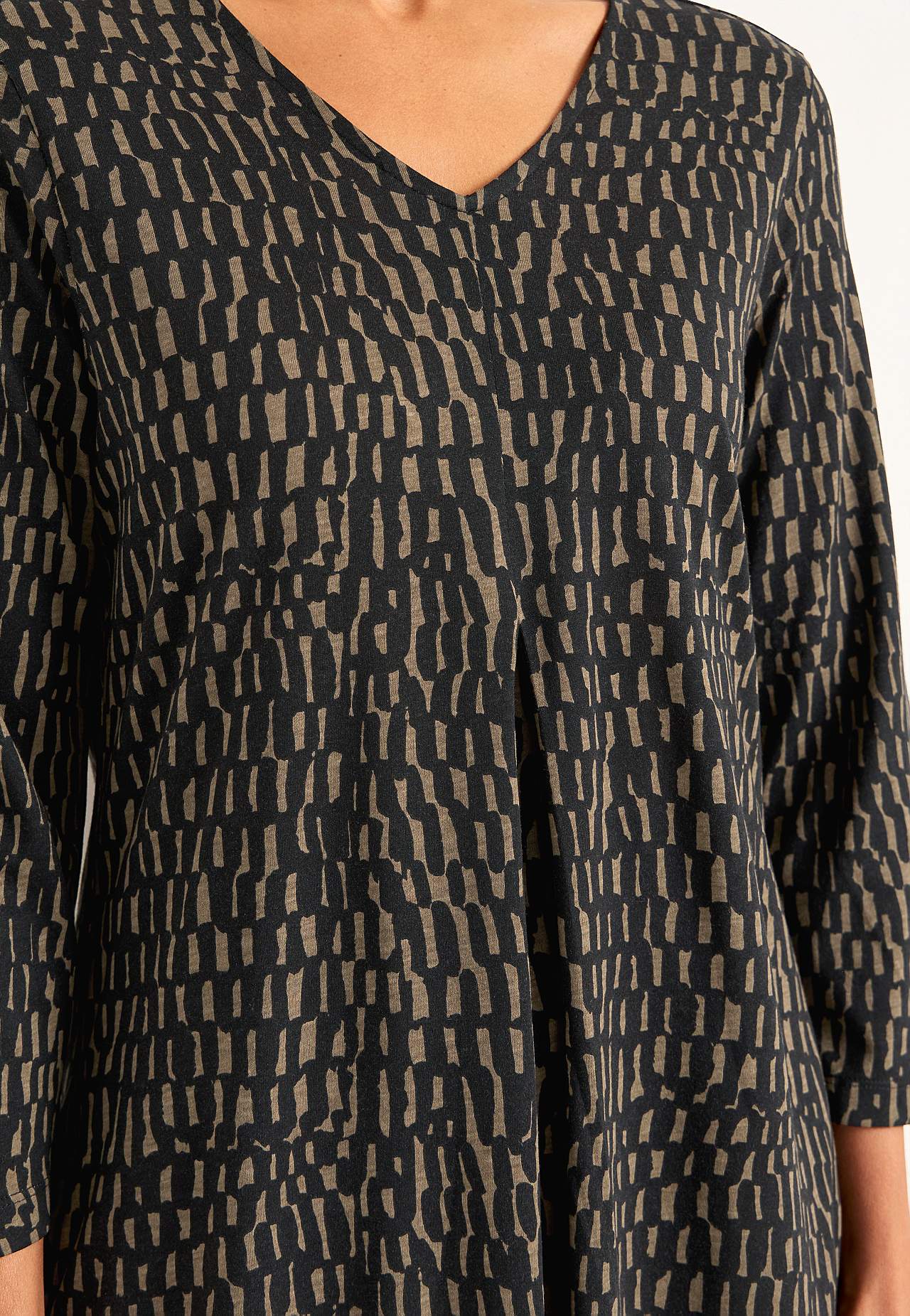 V-halset Jersey-kjole