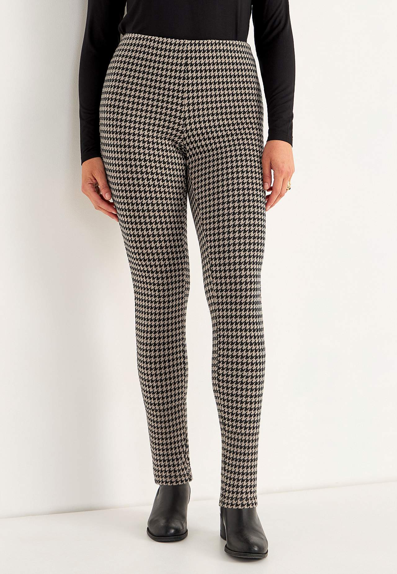 Jacquard- mønstrede leggings