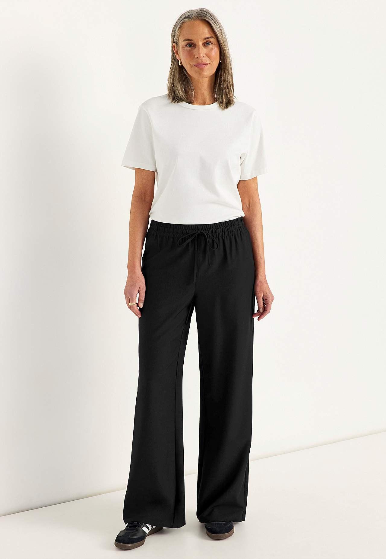 Dressede pull on-bukser Pia