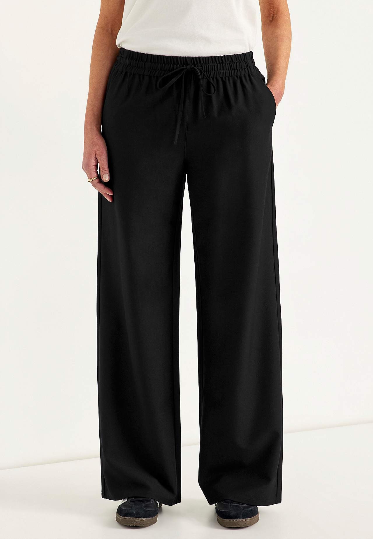 Dressede pull on-bukser Pia