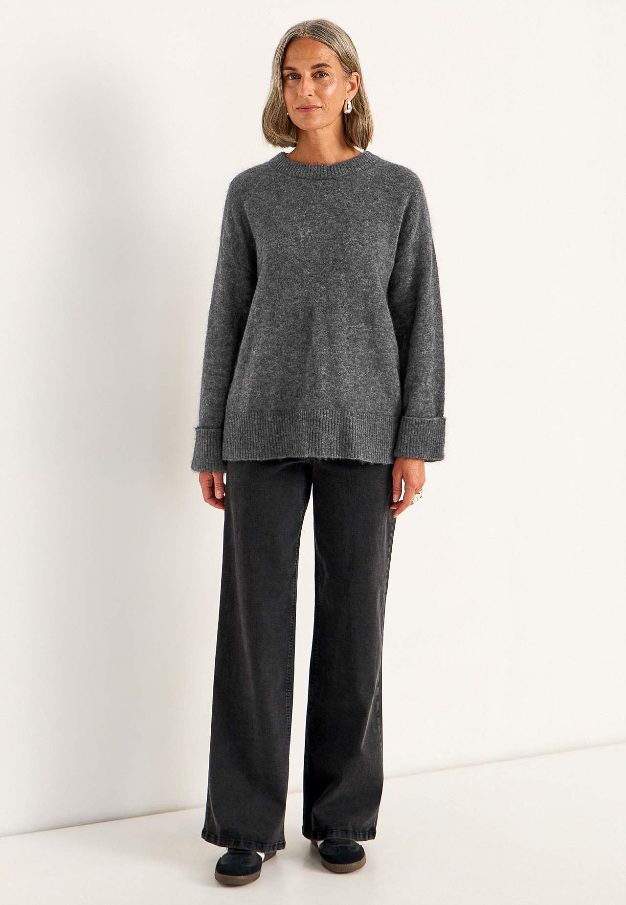 Genser Premium i mohair- og ullblanding