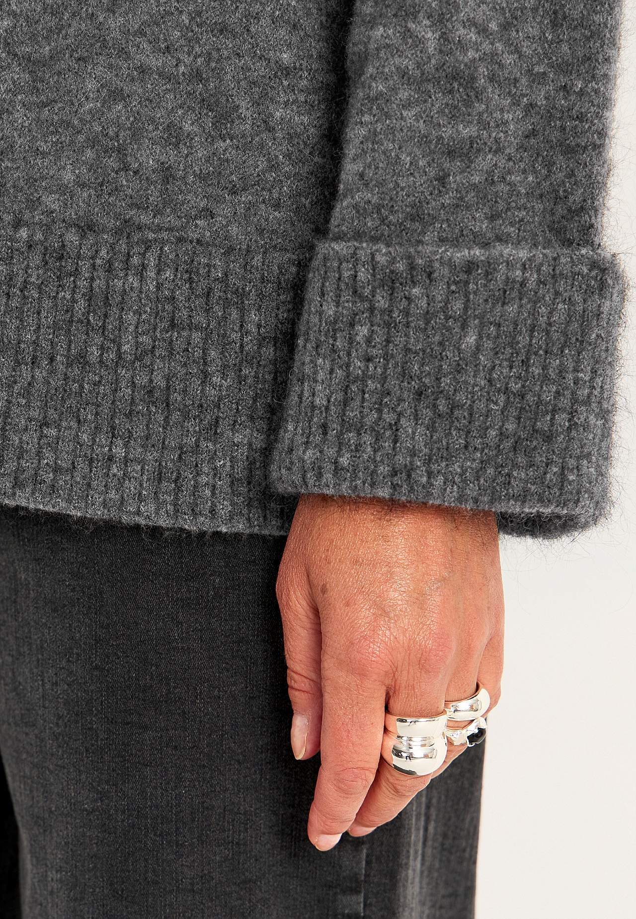 Genser Premium i mohair- og ullblanding