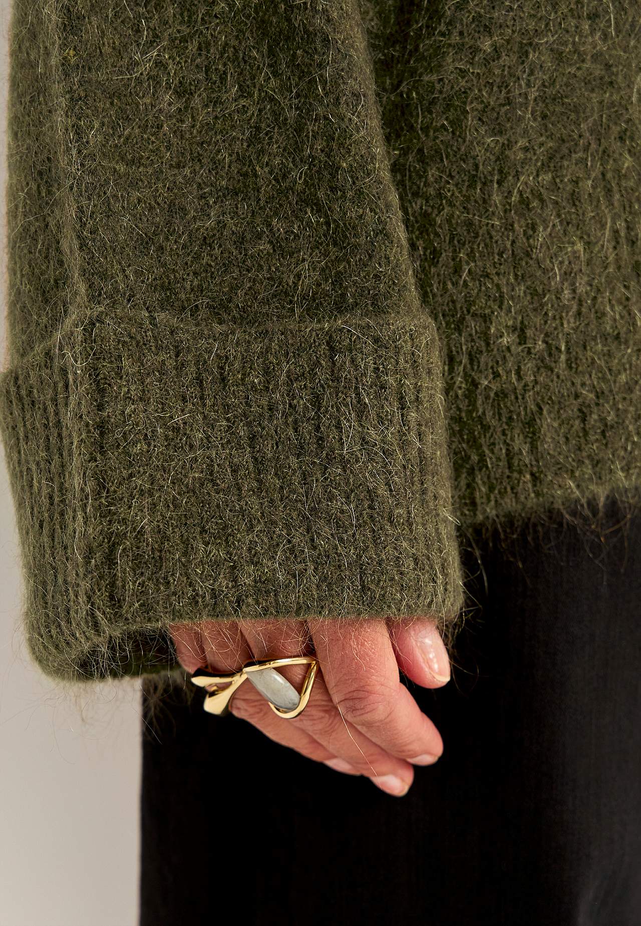 Genser Premium i mohair- og ullblanding