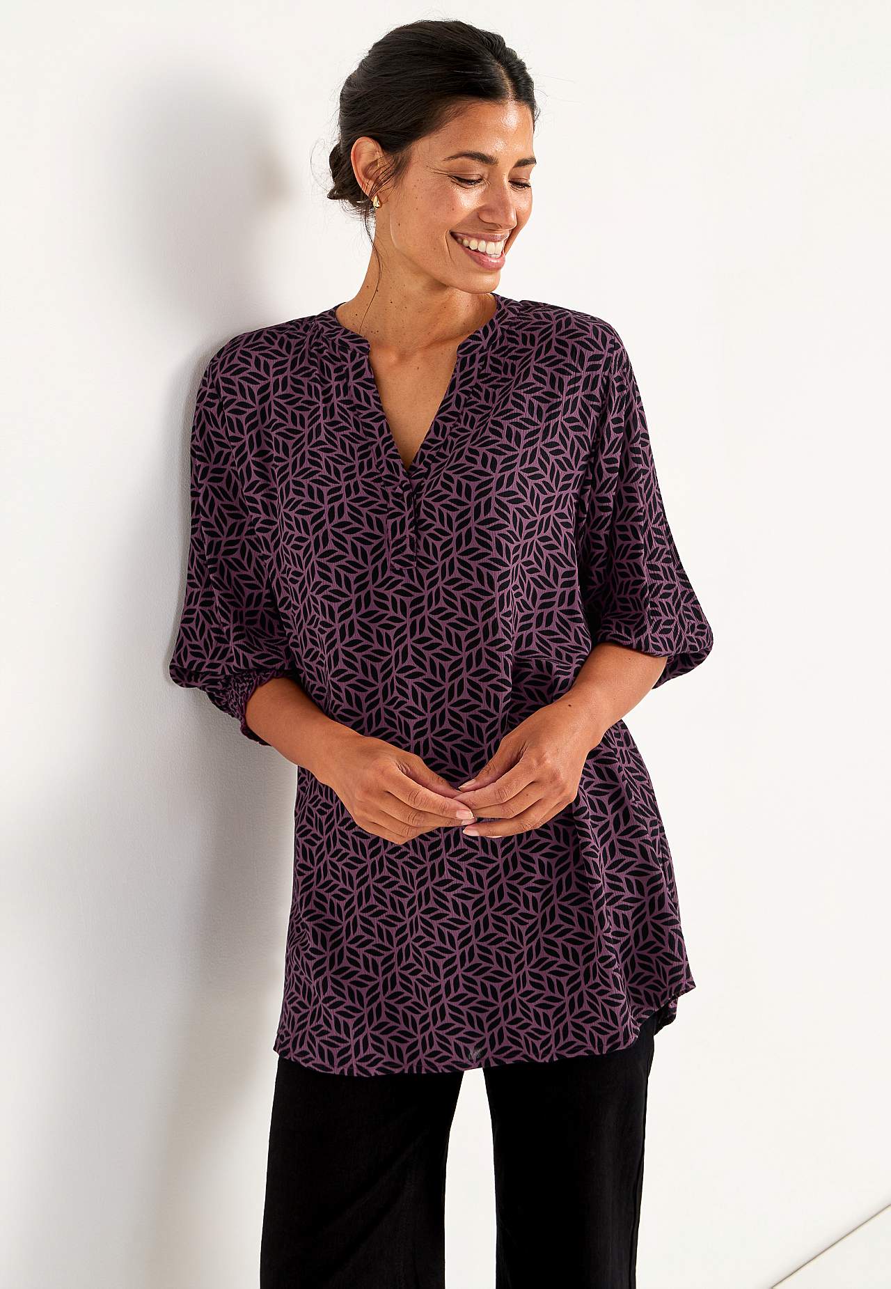 Crepe bluse