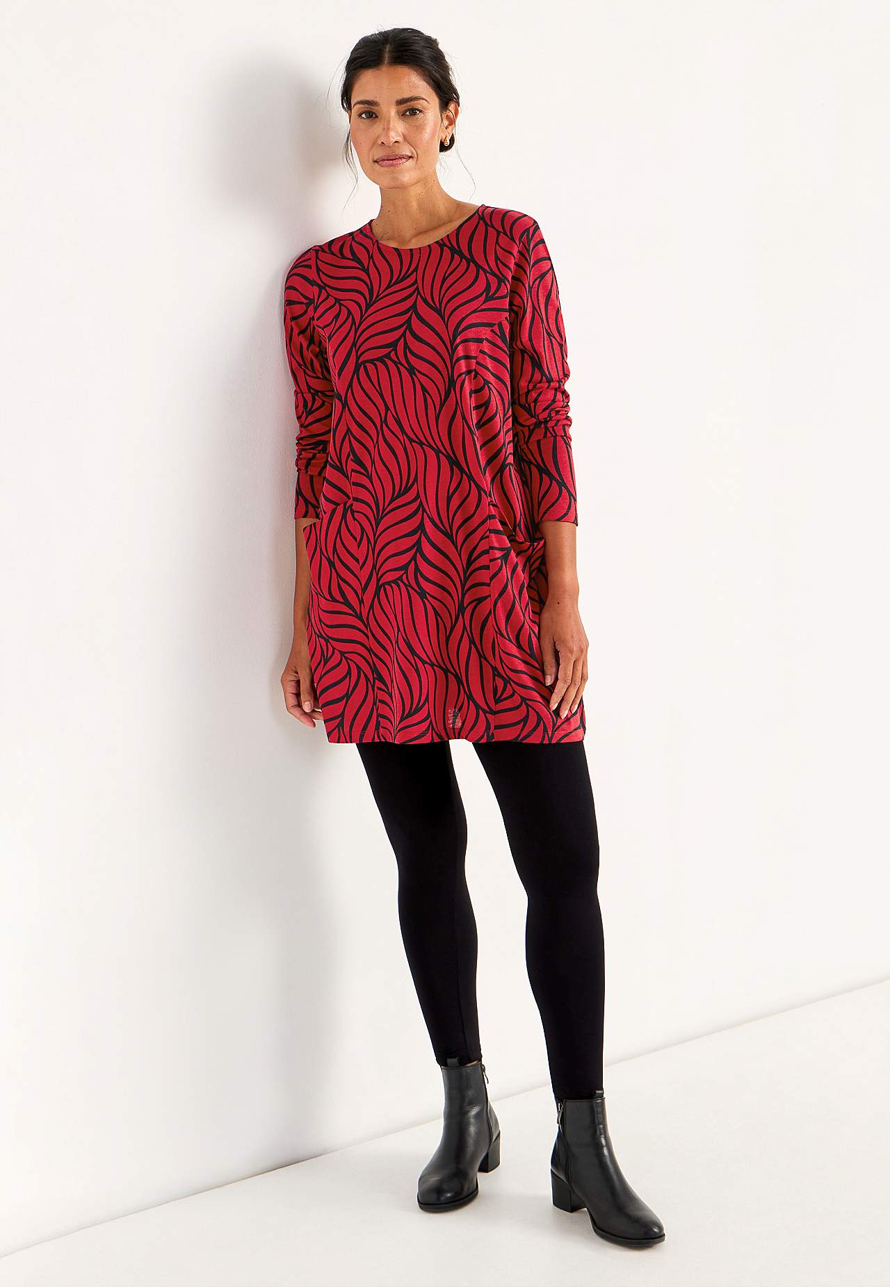 Jerseytunika med lommer