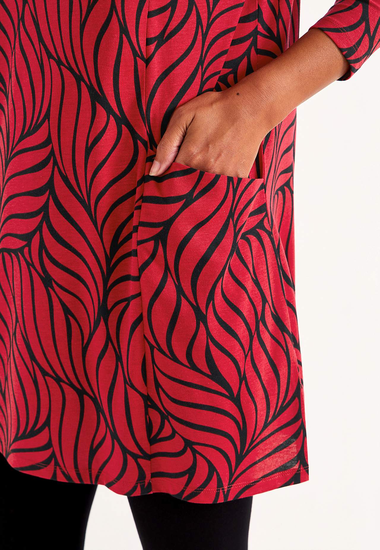 Jerseytunika med lommer