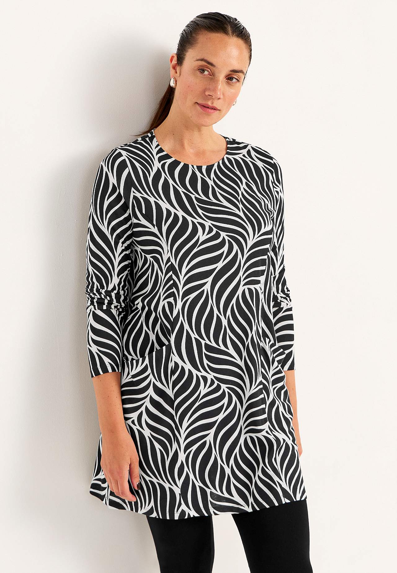 Jerseytunika med lommer