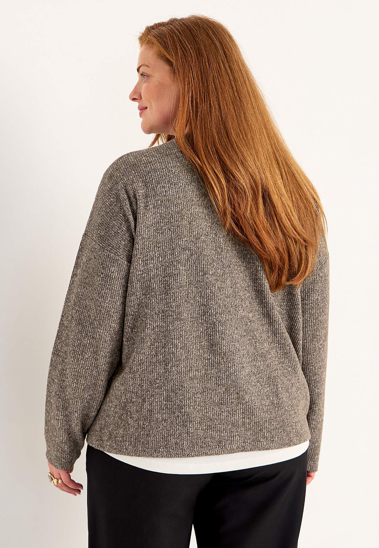 Supermyk cardigan med lommer