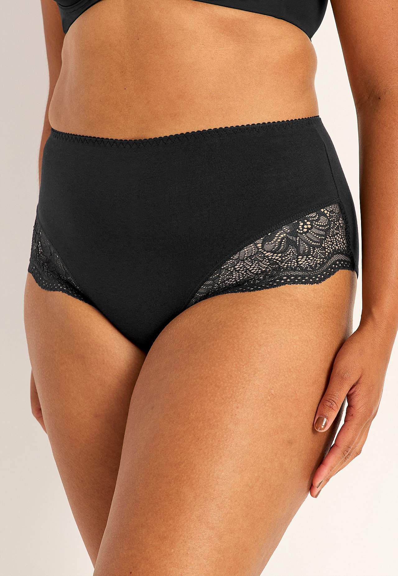 Dametruser i bomull 3-pakning 3-pack