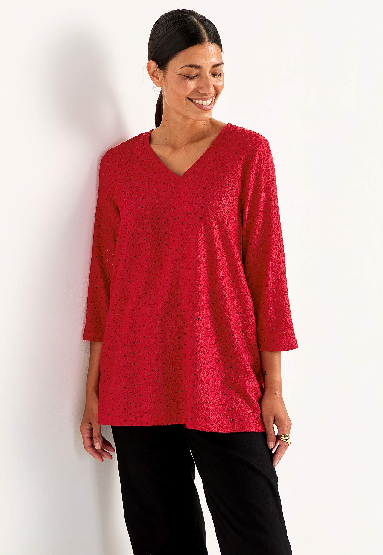 Topp med hullmønster