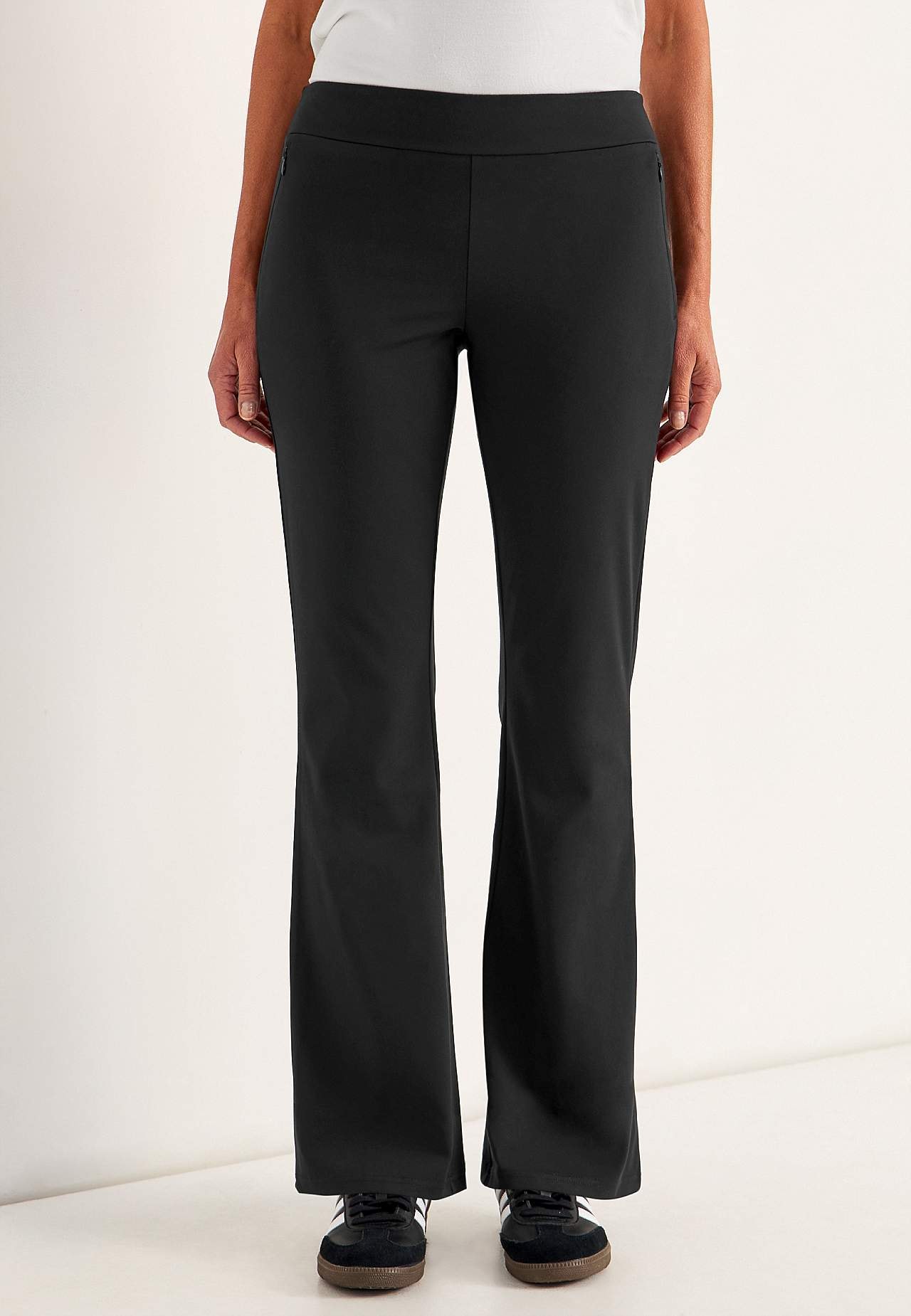 Allsidig, bootcut jerseybukse Daria