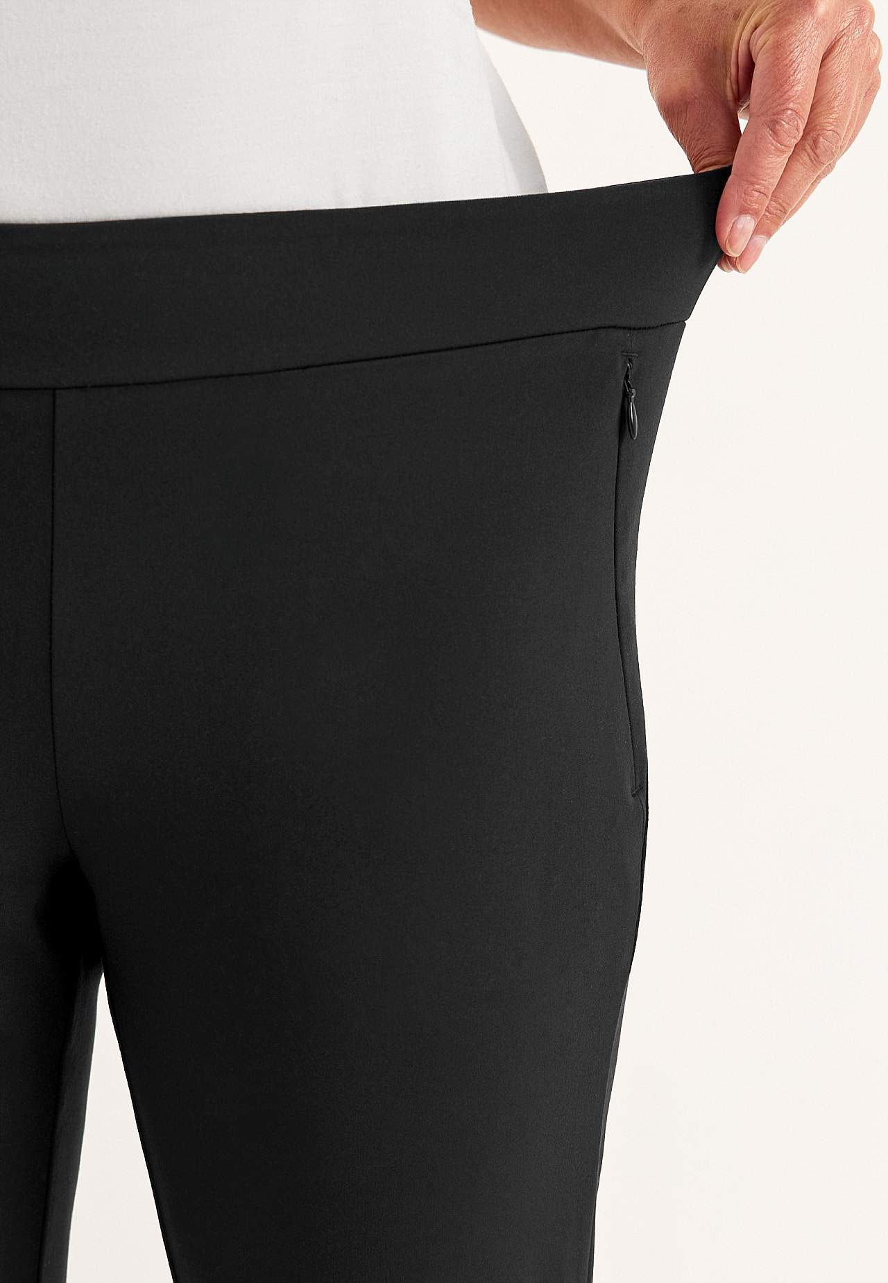 Allsidig, bootcut jerseybukse Daria