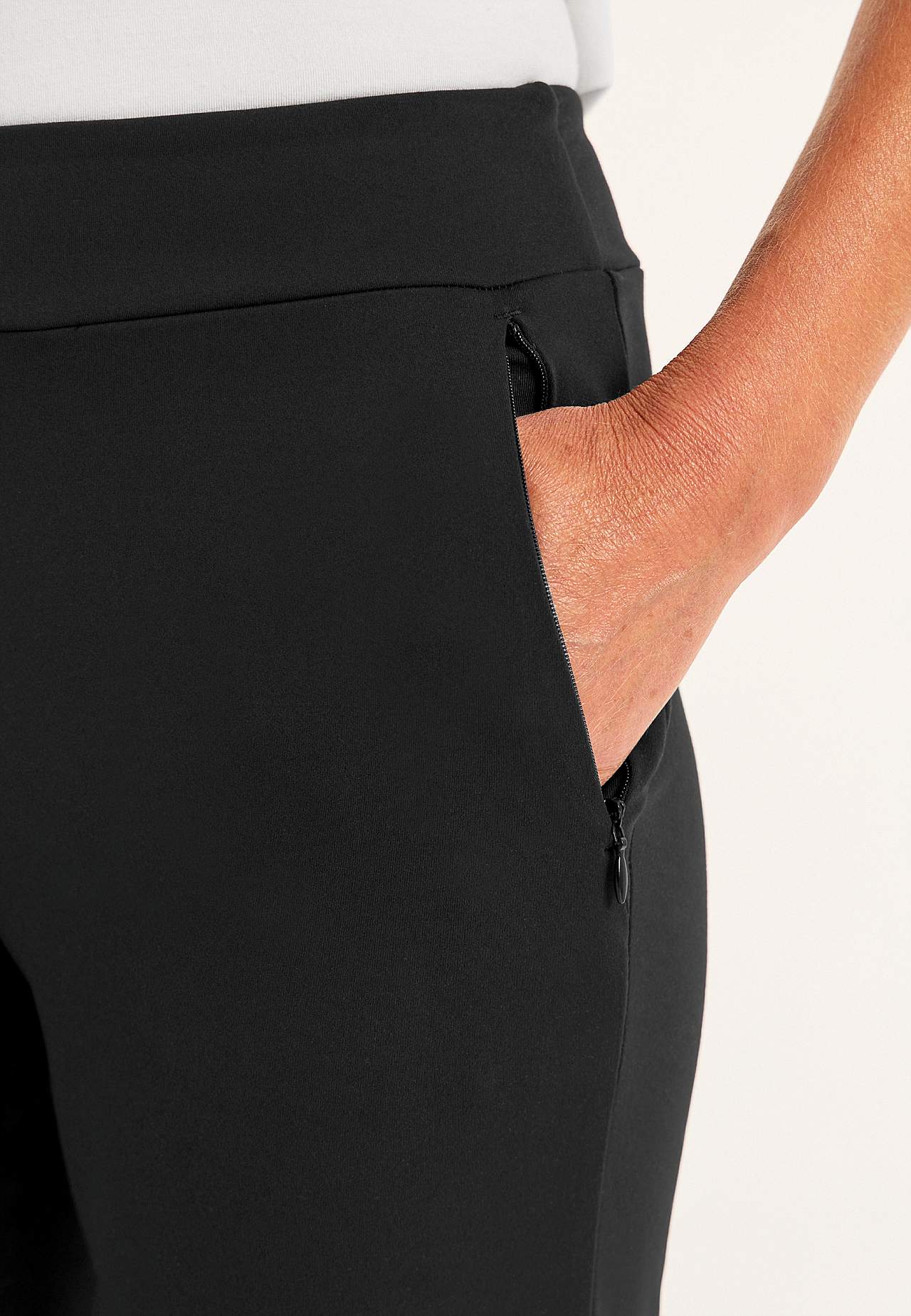 Allsidig, bootcut jerseybukse Daria