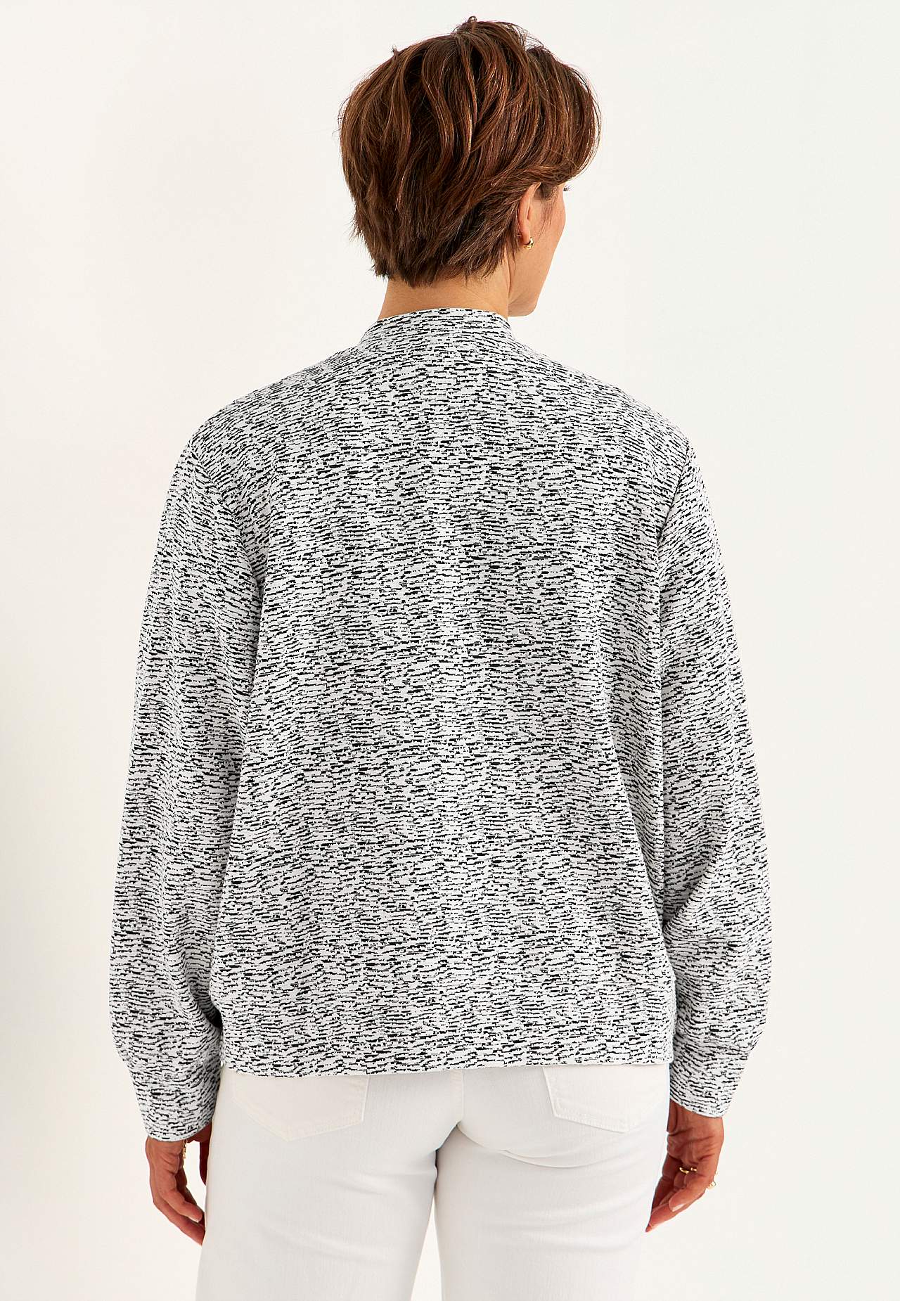 Bomberjakke i tricot