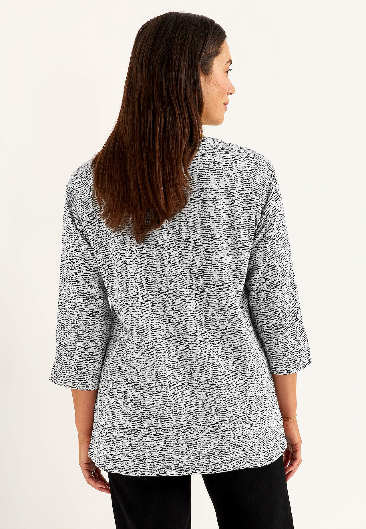 Jerseytunika med splitt