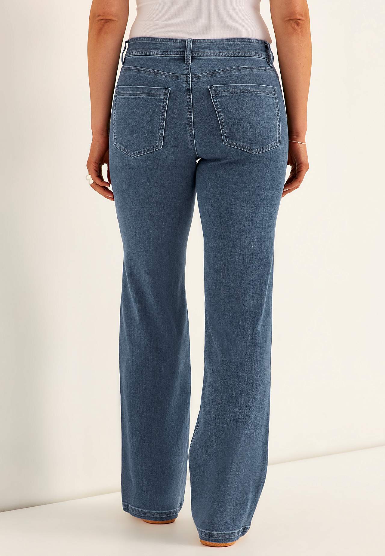 Vide jeans i superstretch denim Sara