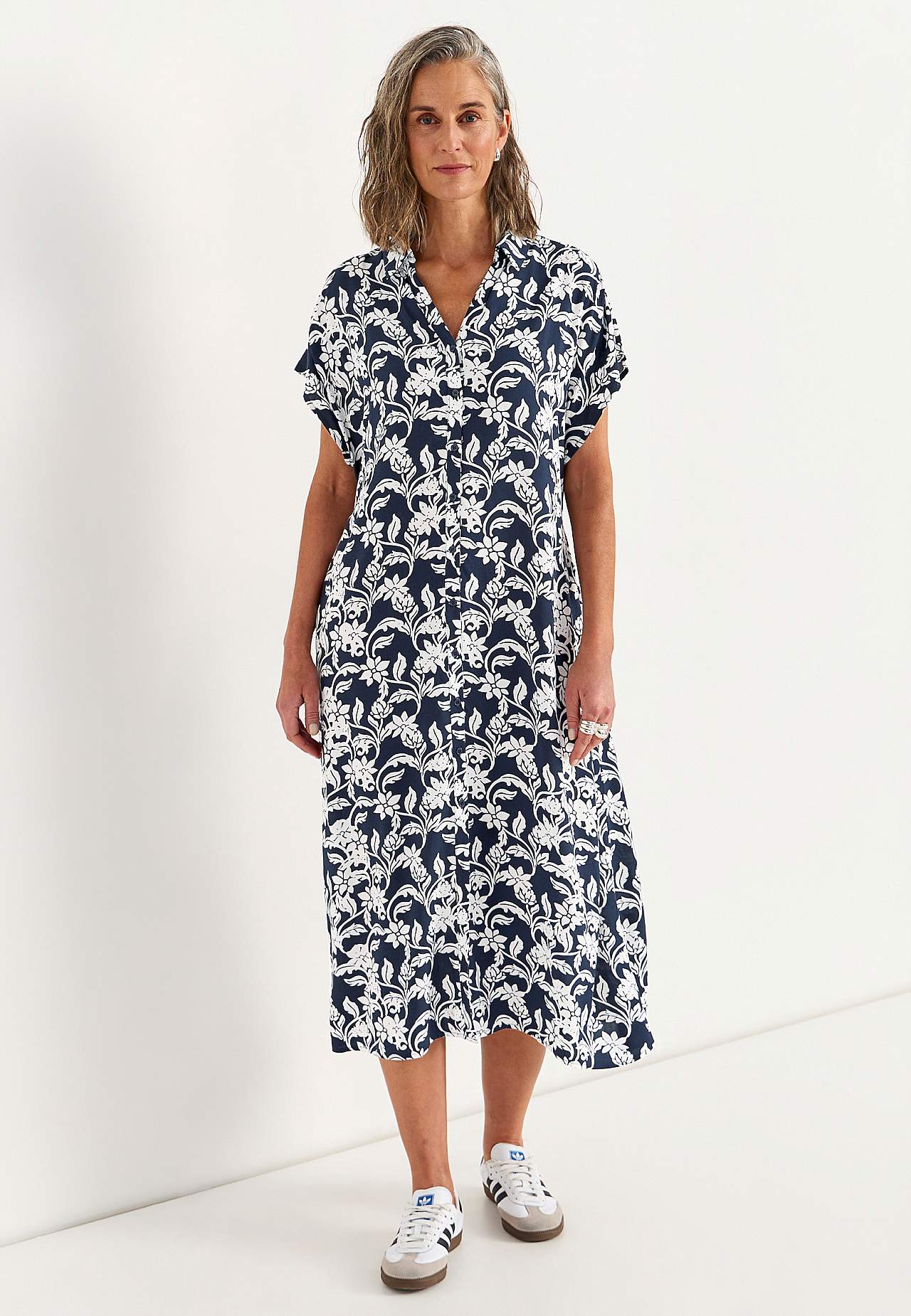 Skjortekjole med lommer