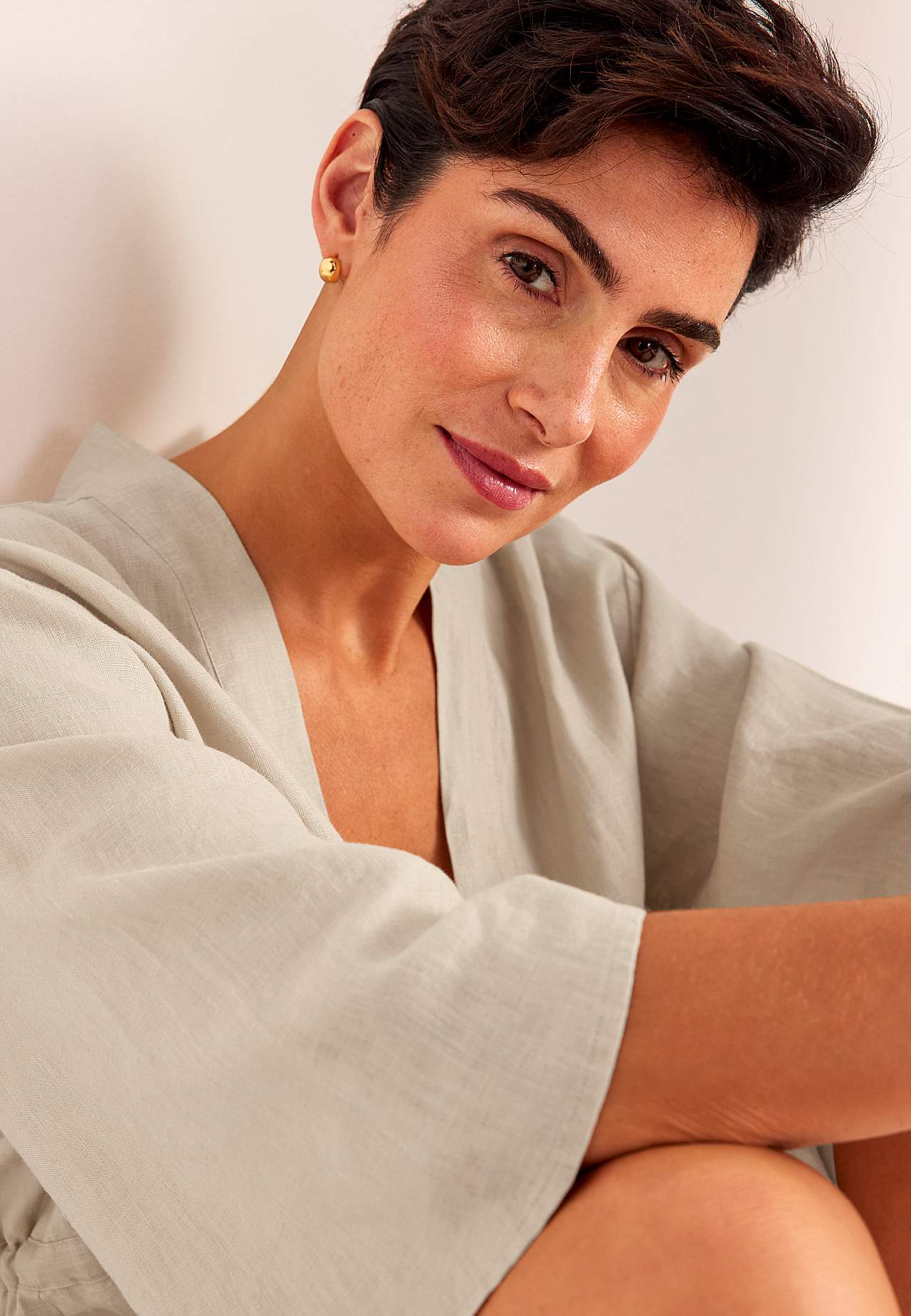 Kimonojakke Premium i lin