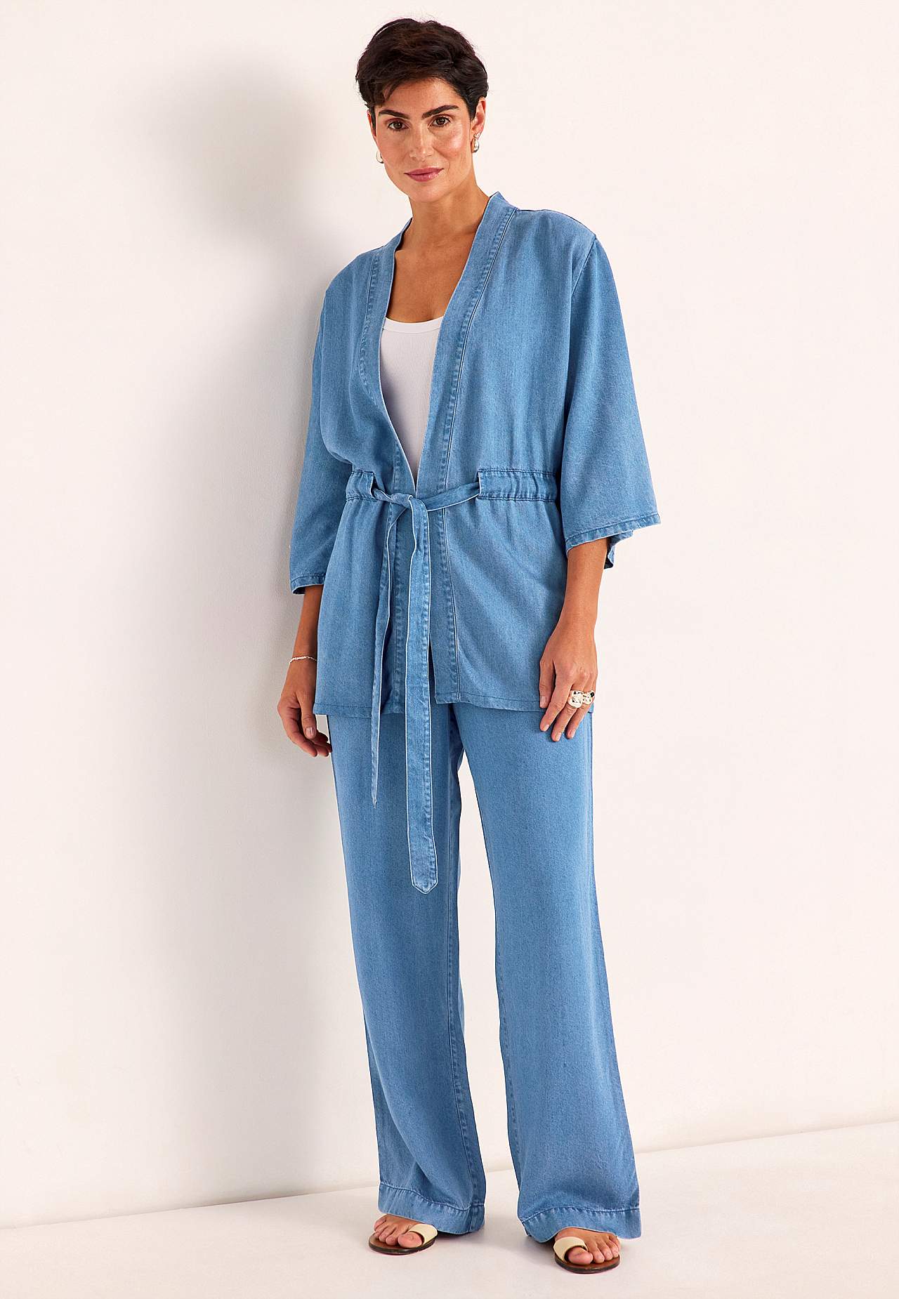 Ultramyk Premium kimonojakke i denim