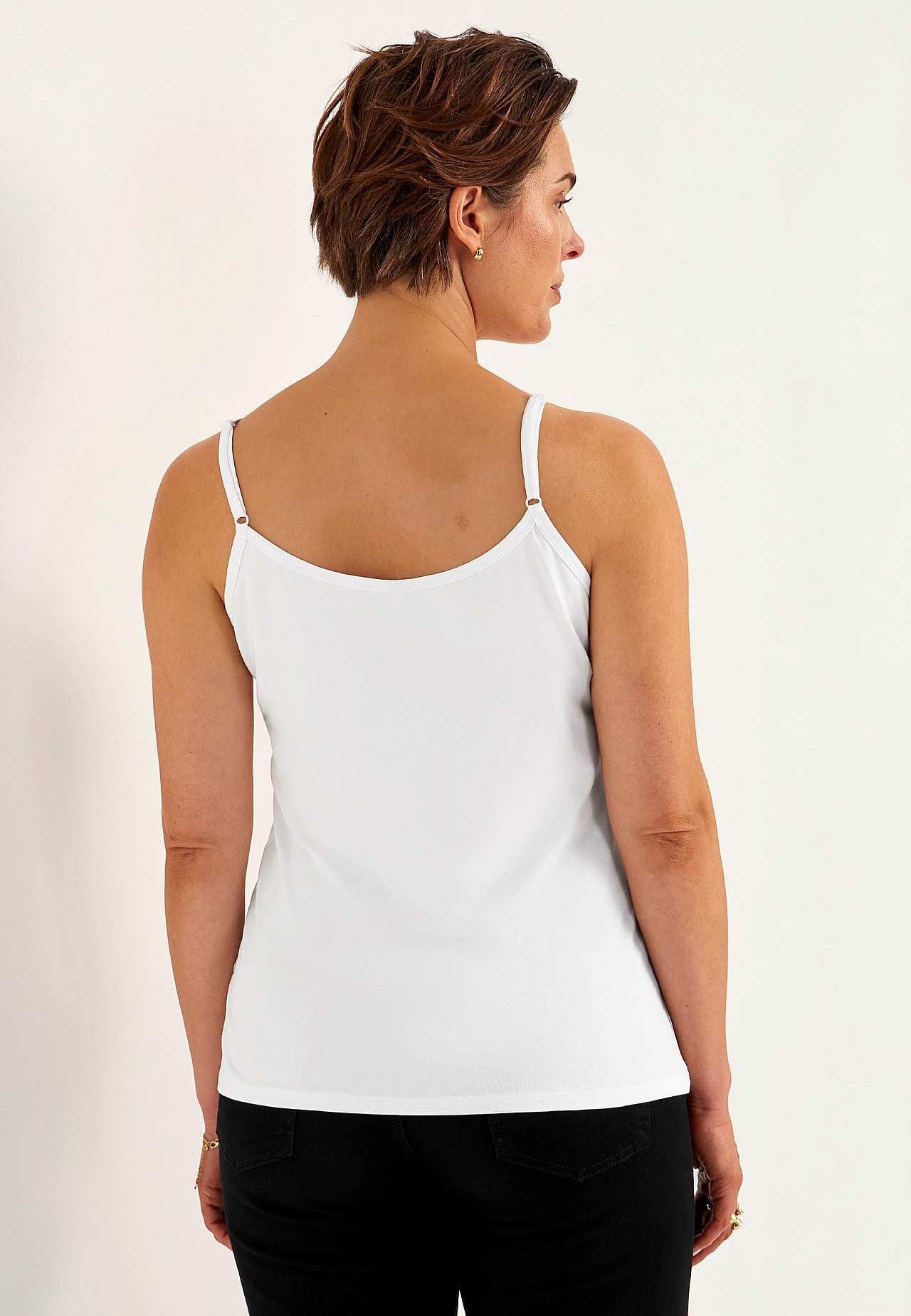 Singlet i myk, økologisk bomull 2-pack