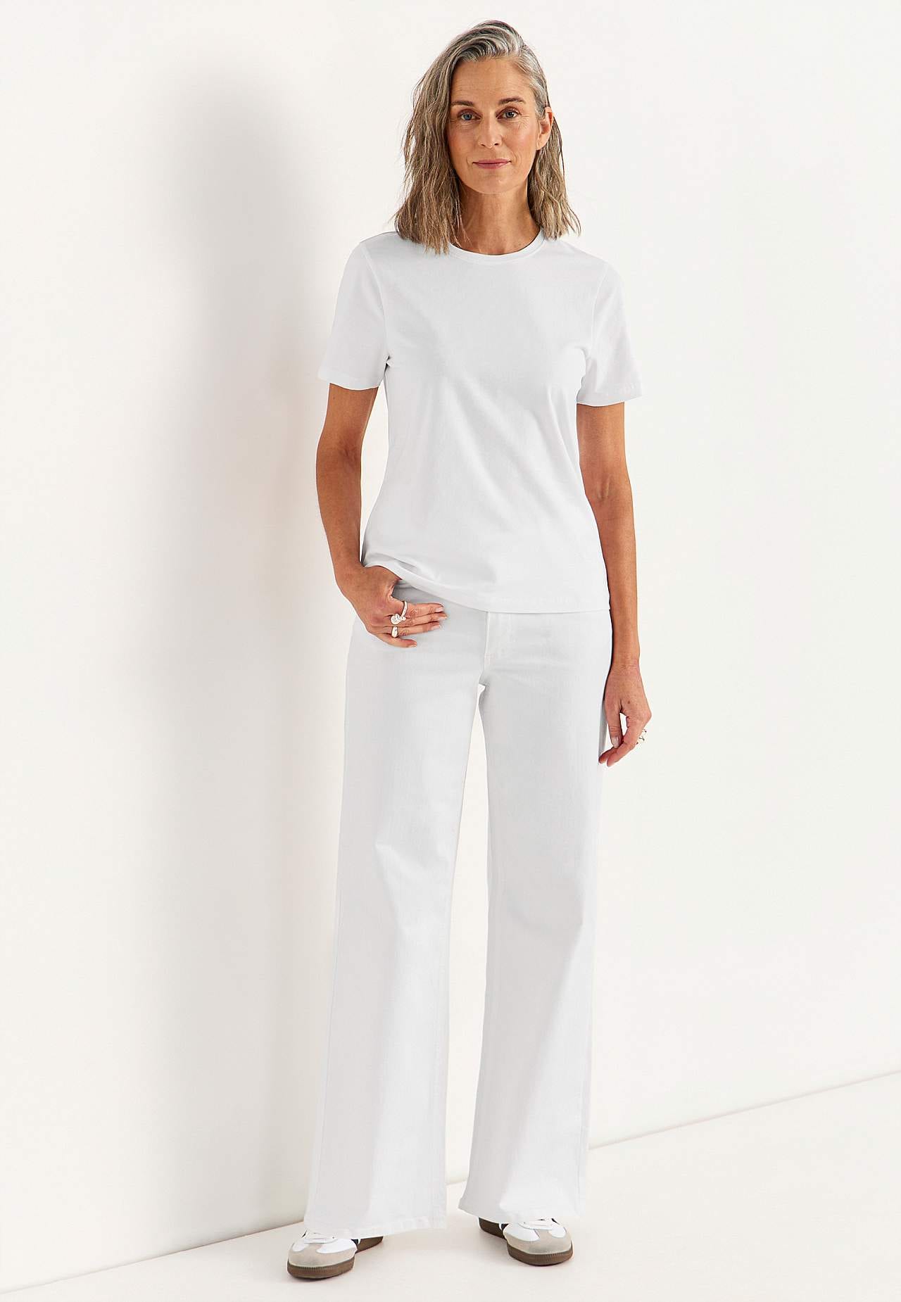 Kortermet jerseytopp