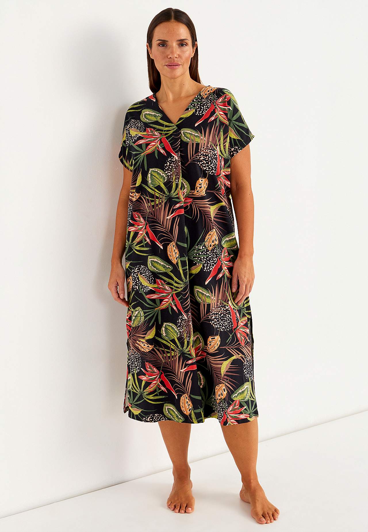 Strandkaftan i jersey