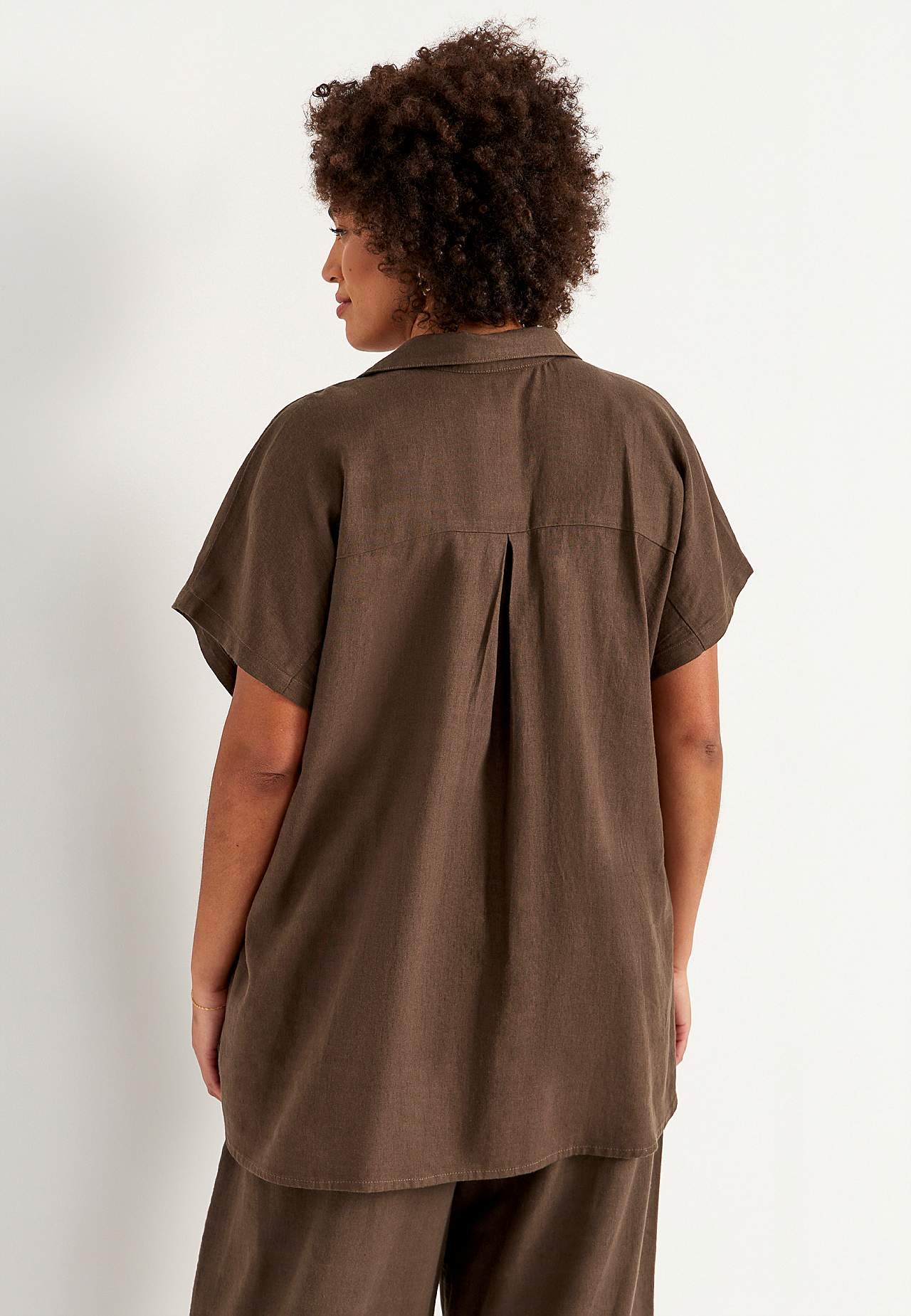 Tunika i lin med lommer