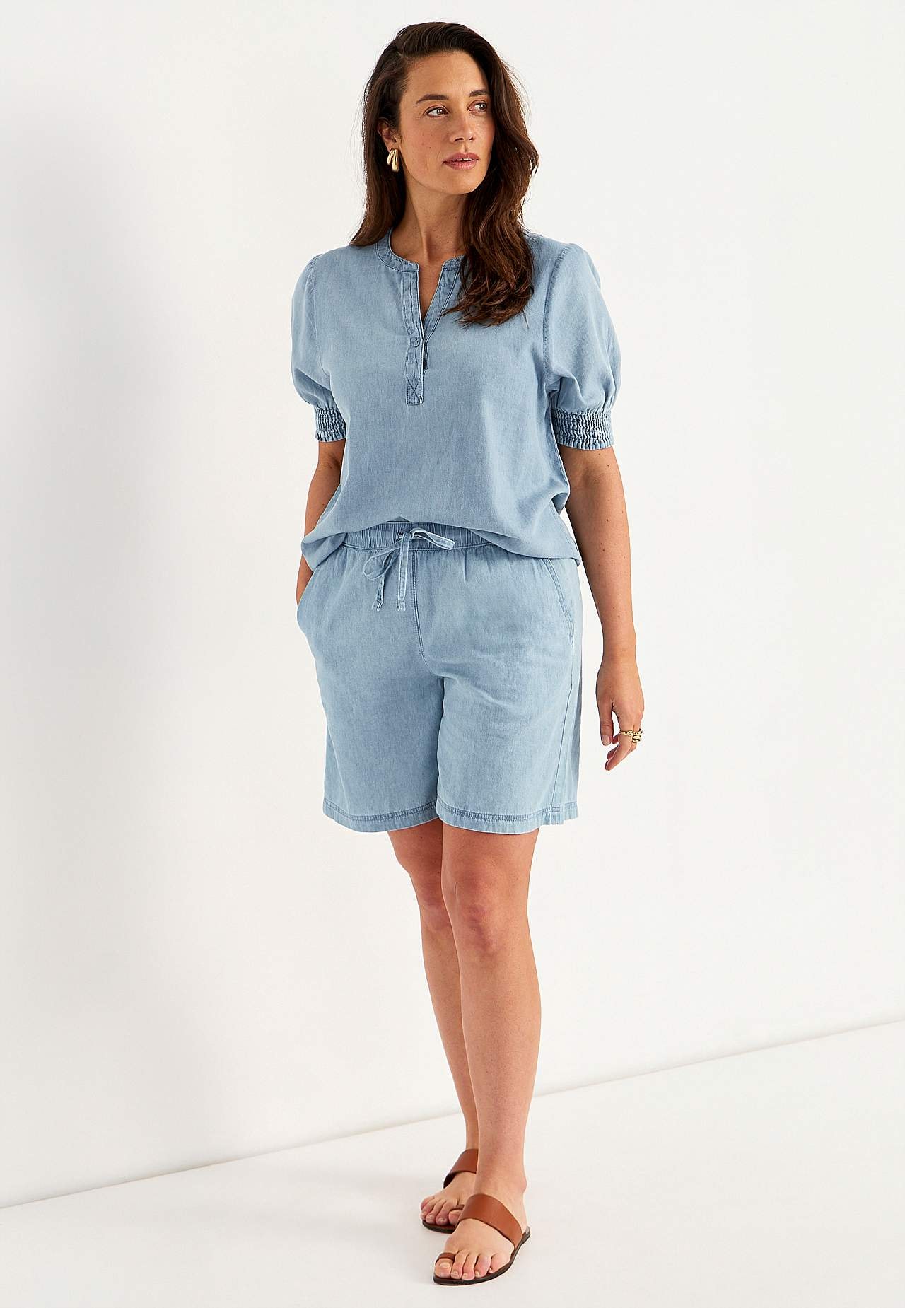 Supermyke jeans-shorts