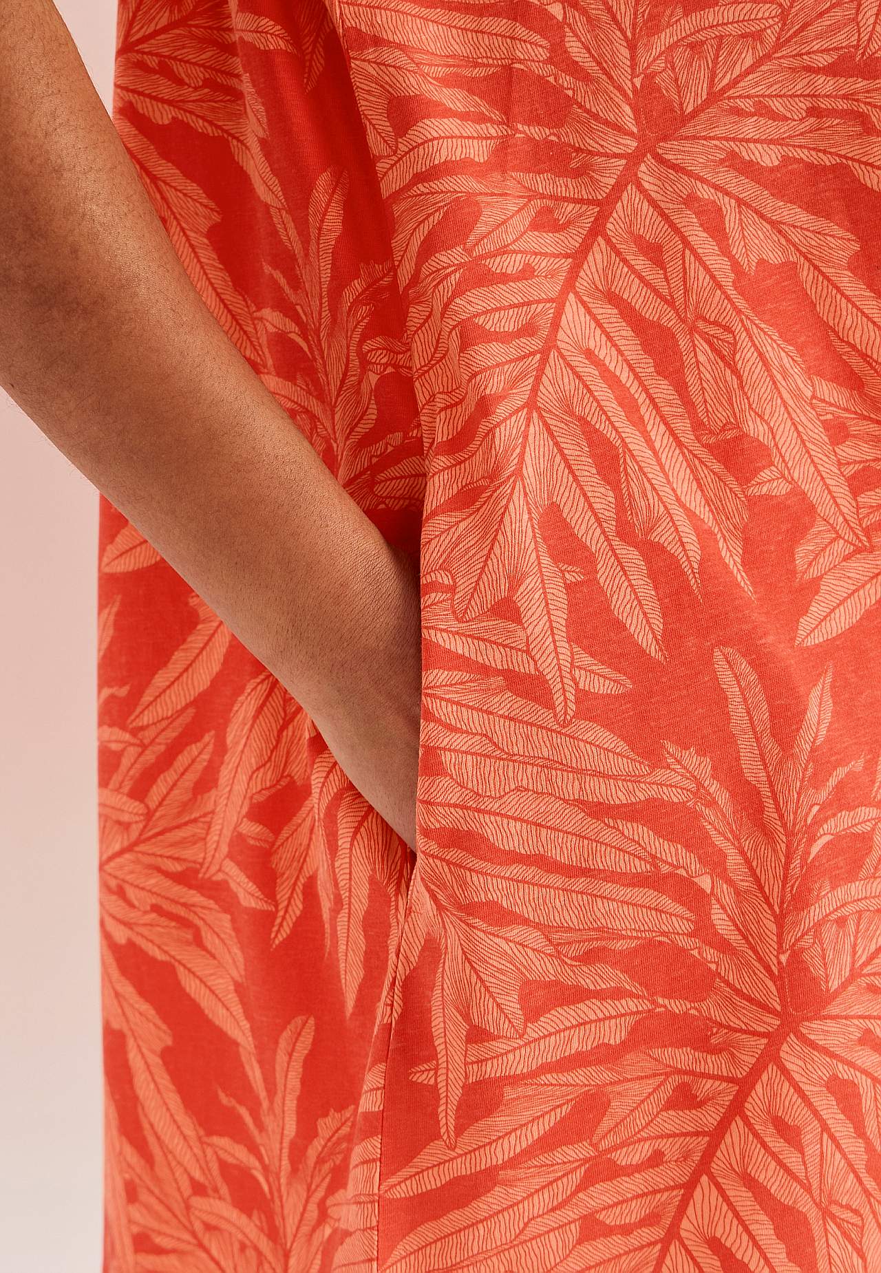 Tunikatopp i organisk bomull med lommer