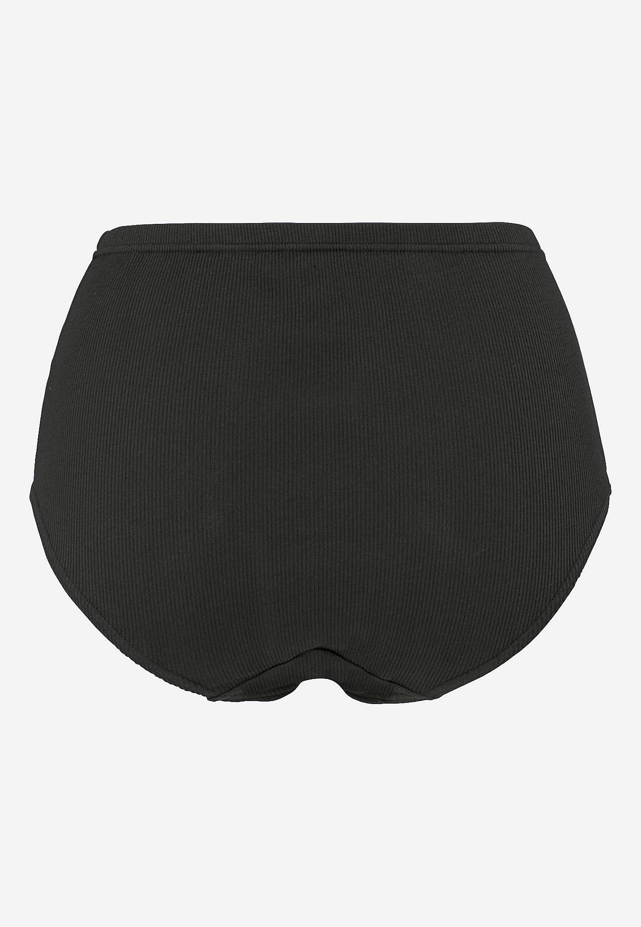 Ribbet dametruser i bomull Lisa 6-pack