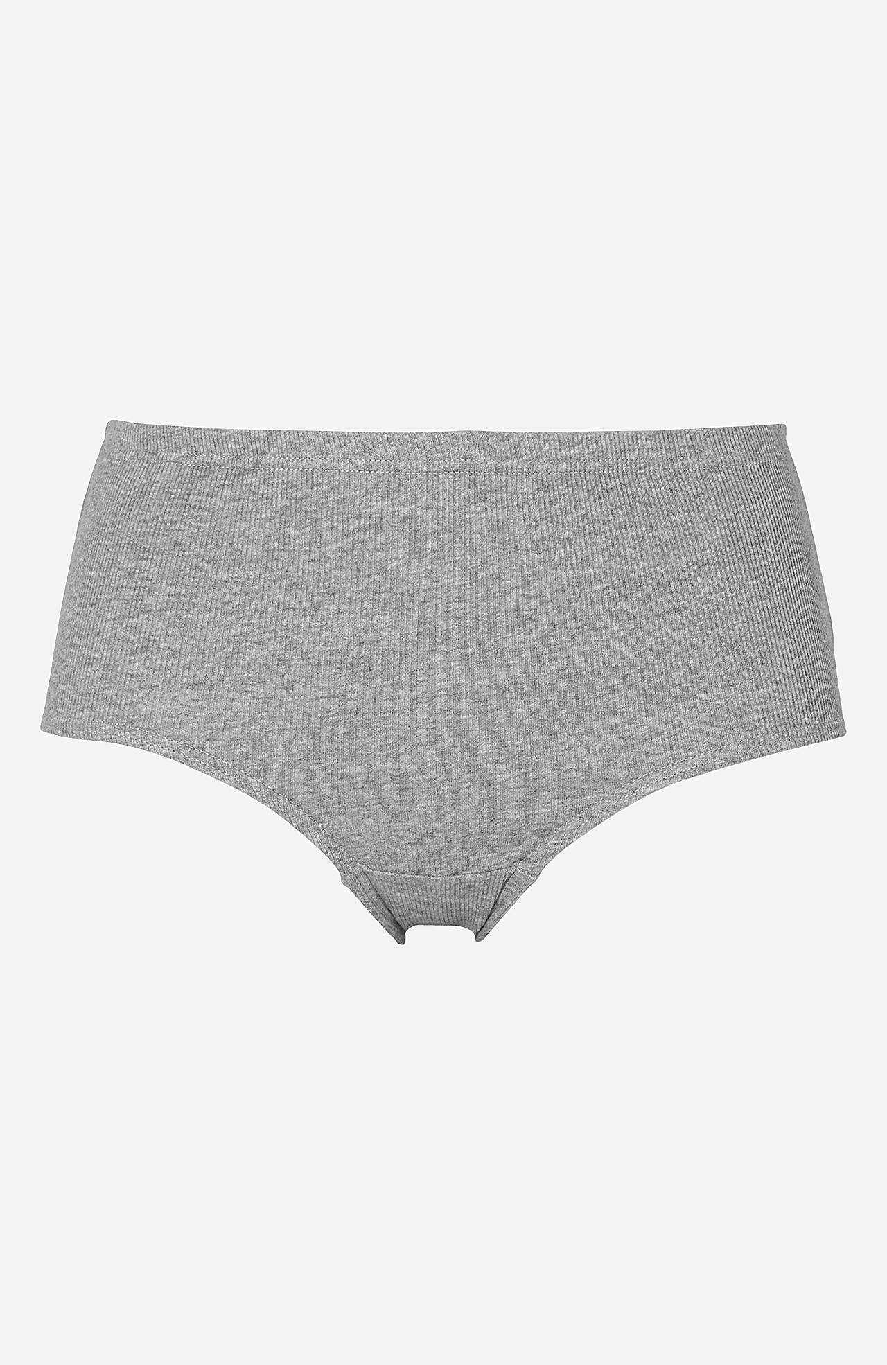 Ribbet dametruser i bomull Lisa 6-pack