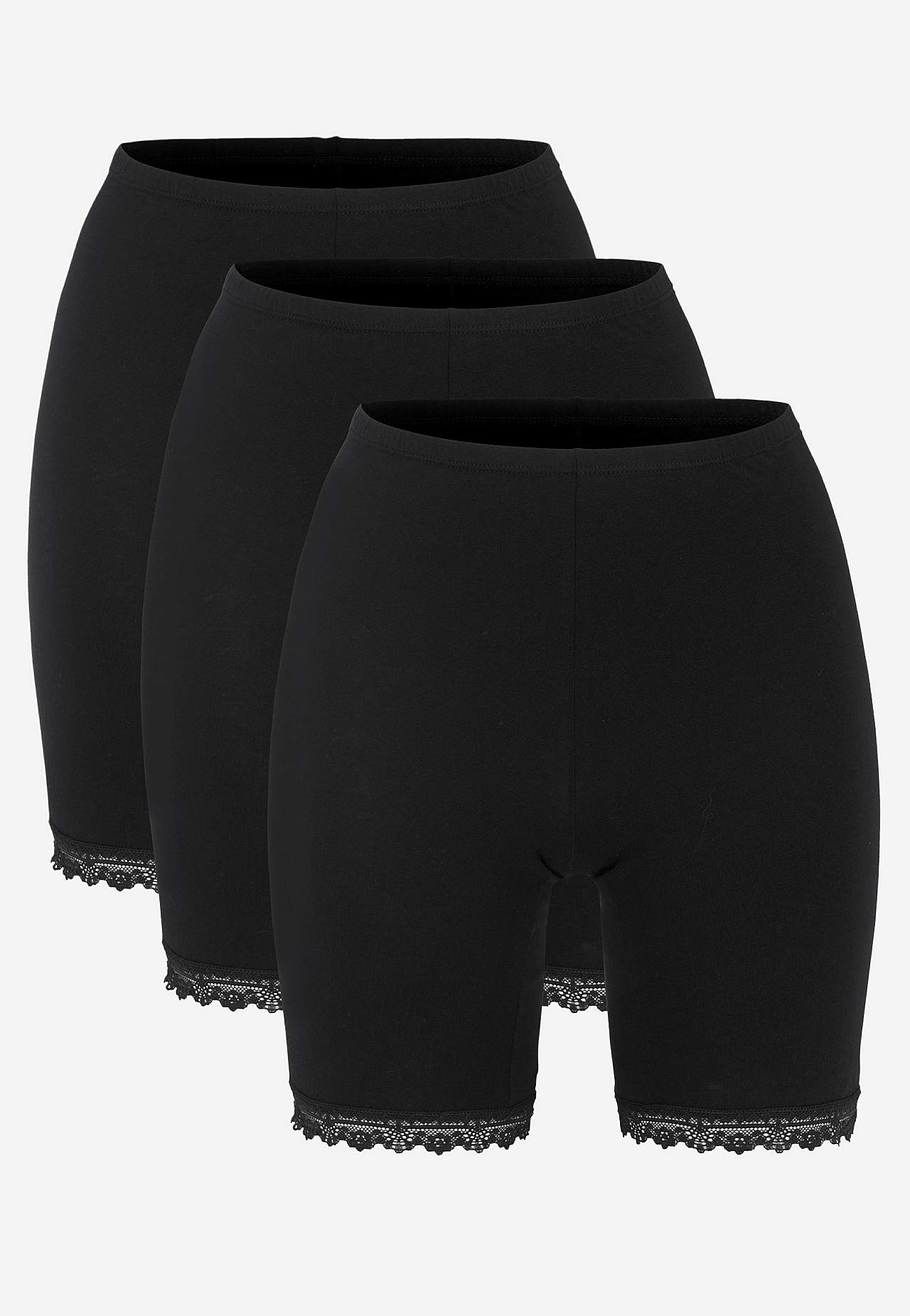 Bomullstruse med lengre bein 3-pack
