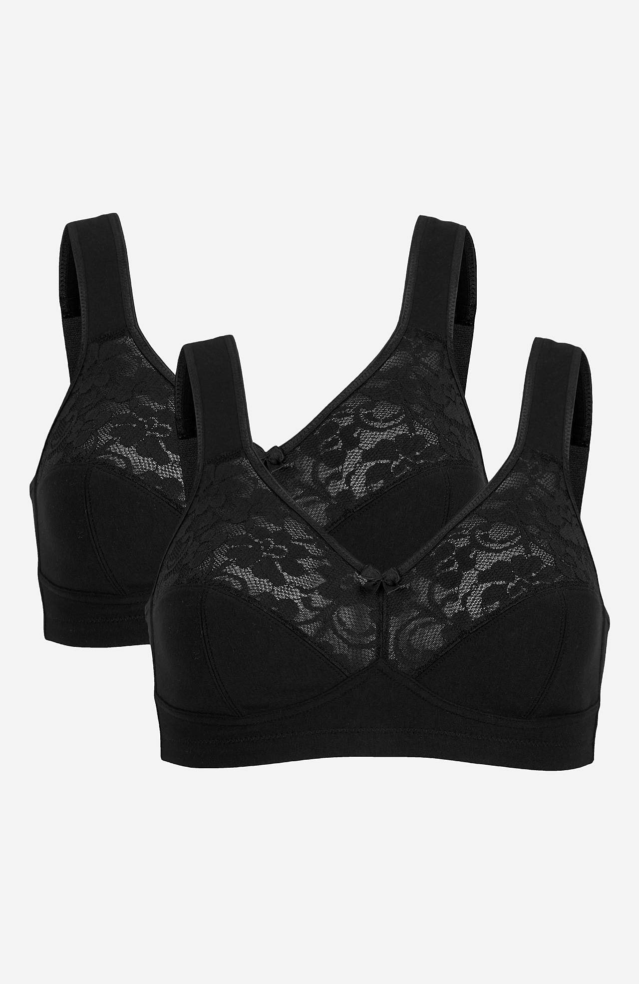 Spileløs myk BH Anna 2-pack