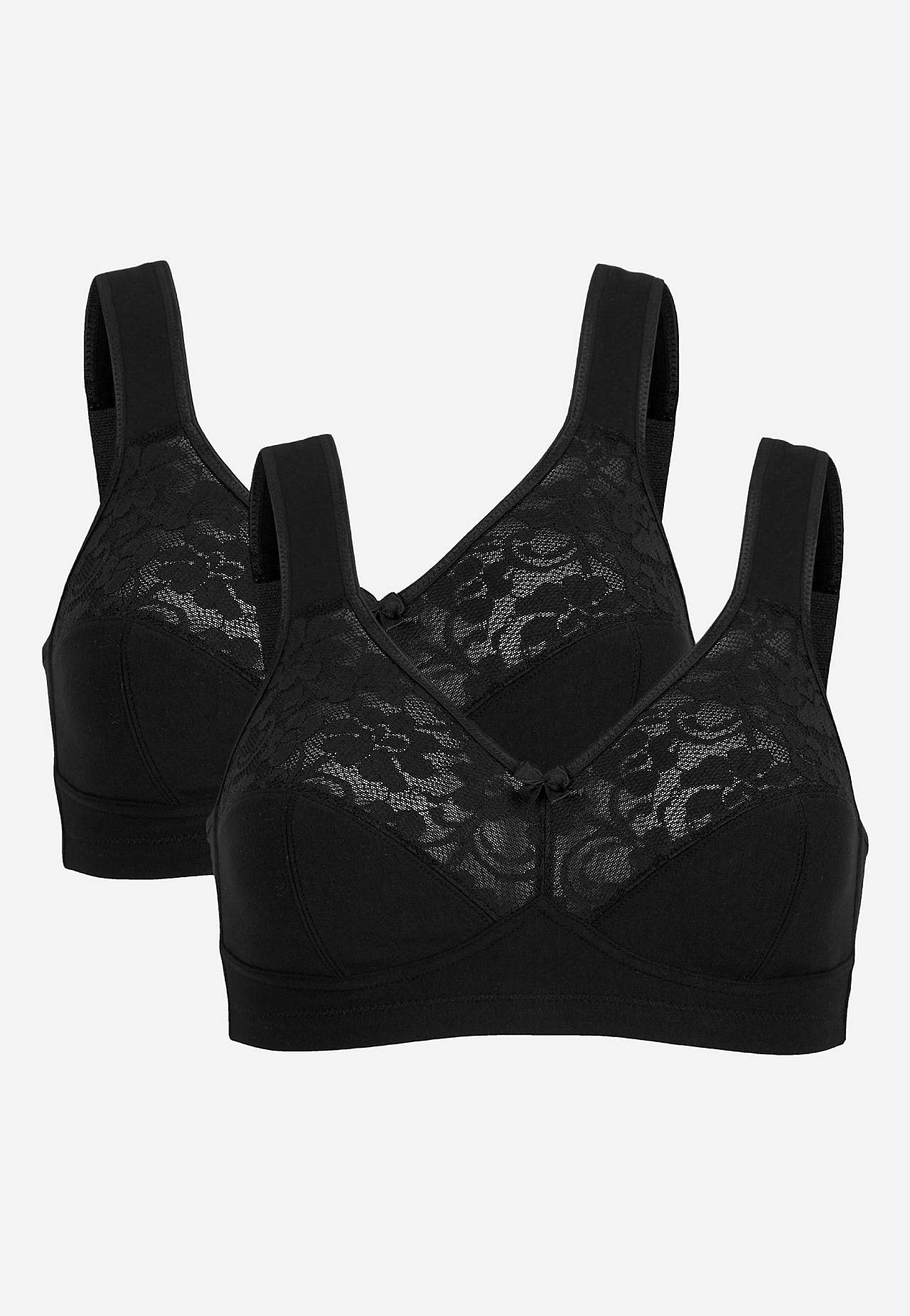Spileløs myk BH Anna 2-pack