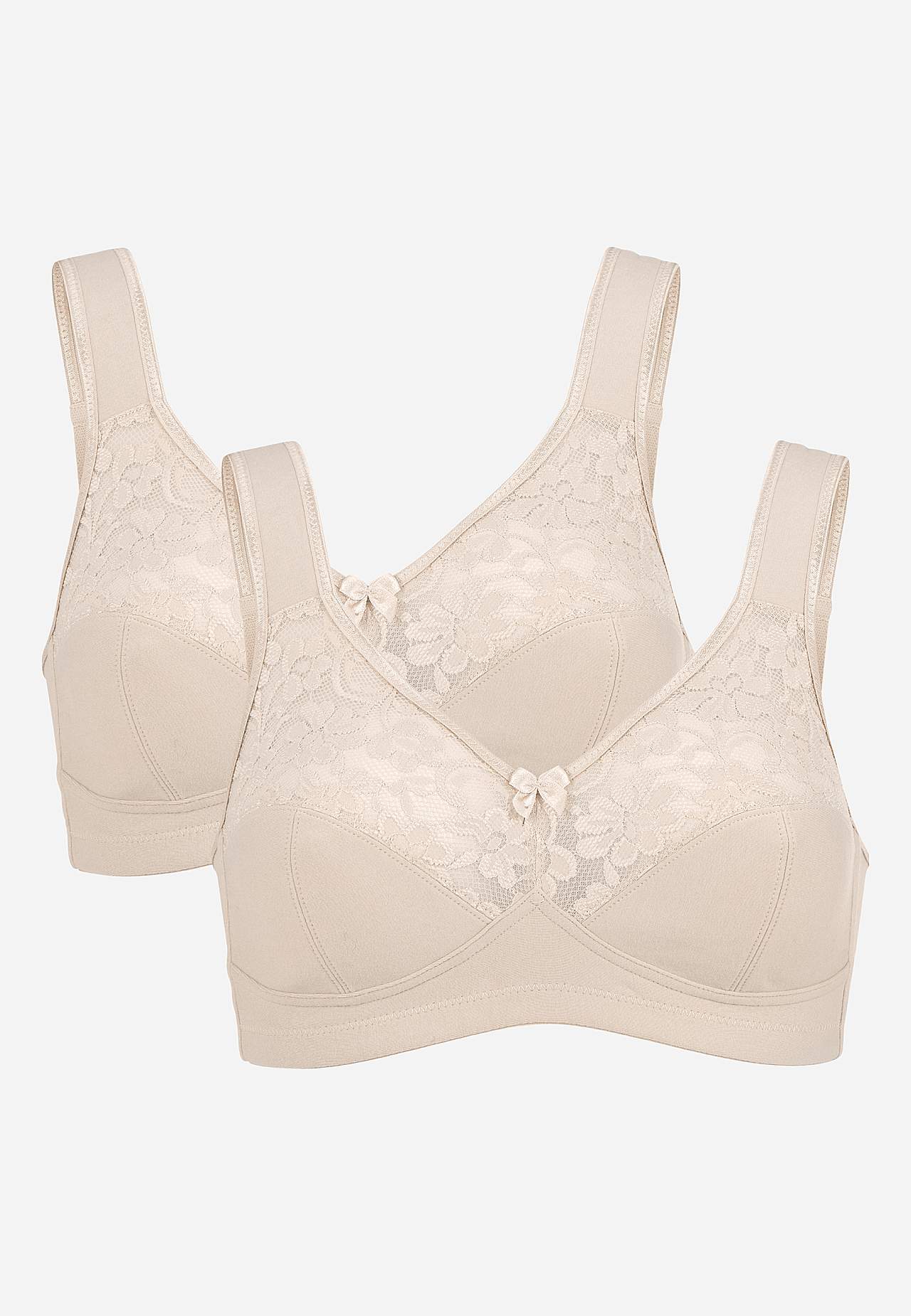 Spileløs myk BH Anna 2-pack