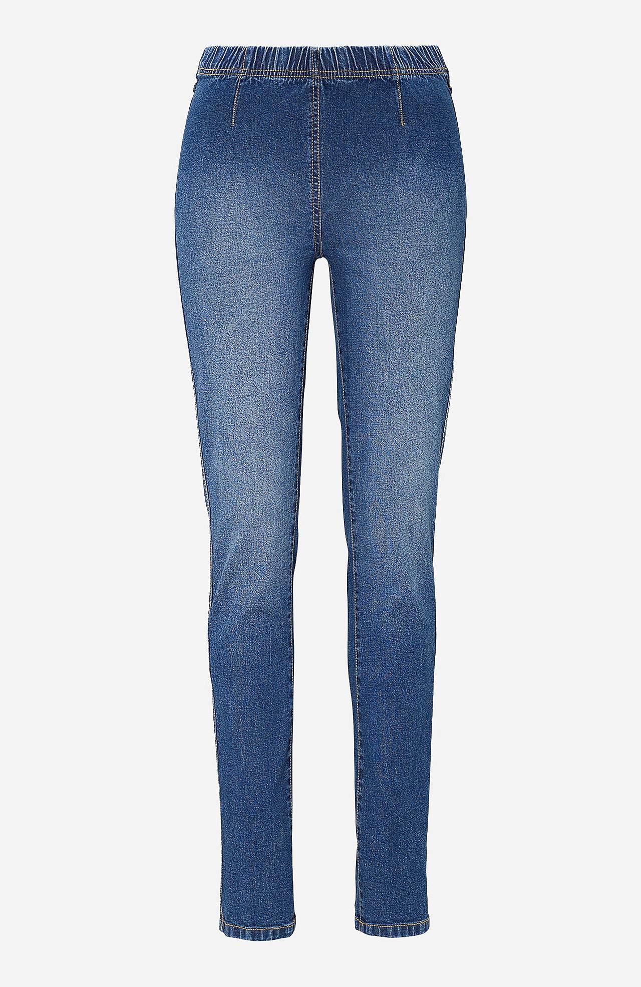 Jeggings med smale bein
