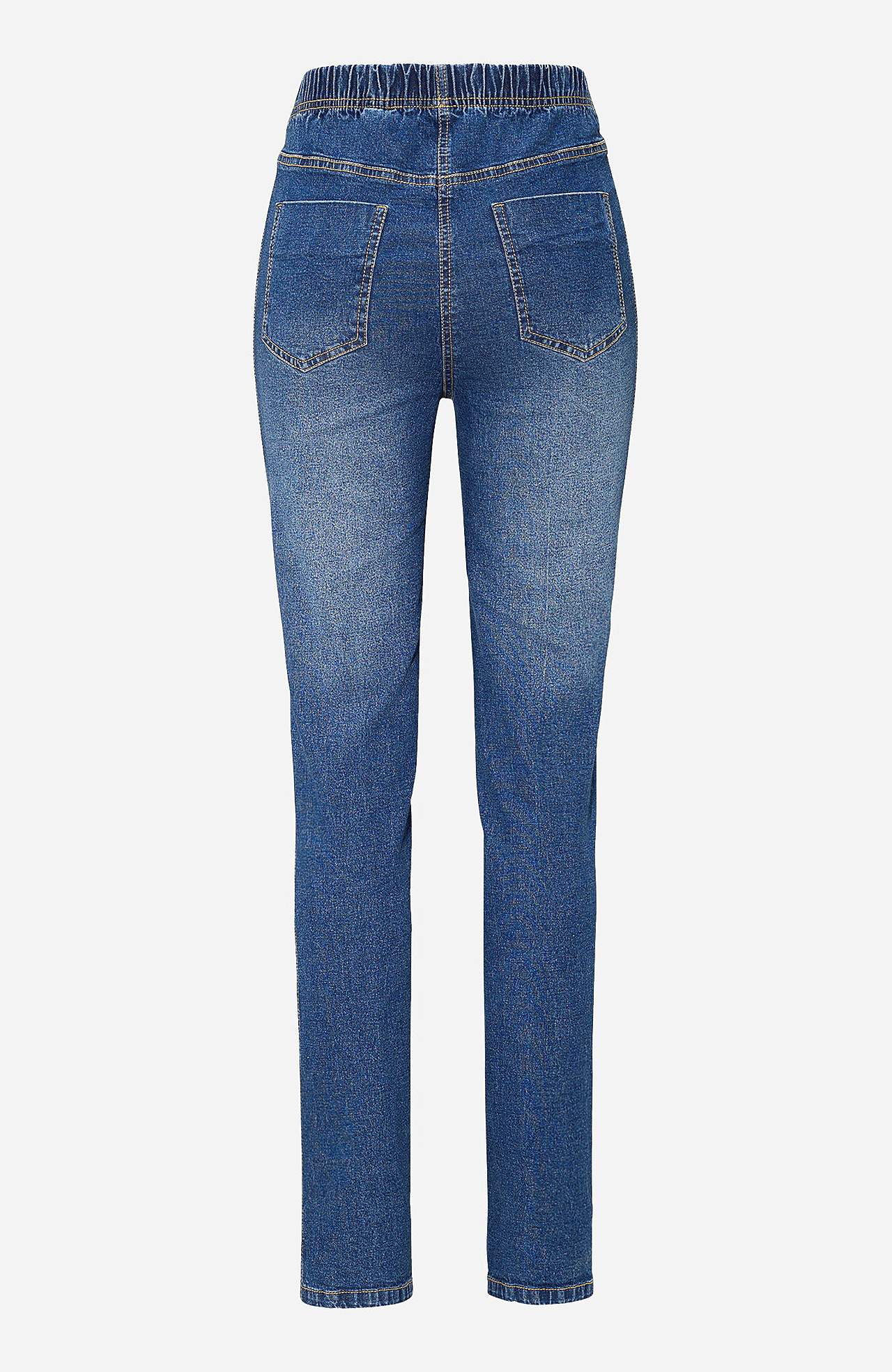 Jeggings med smale bein