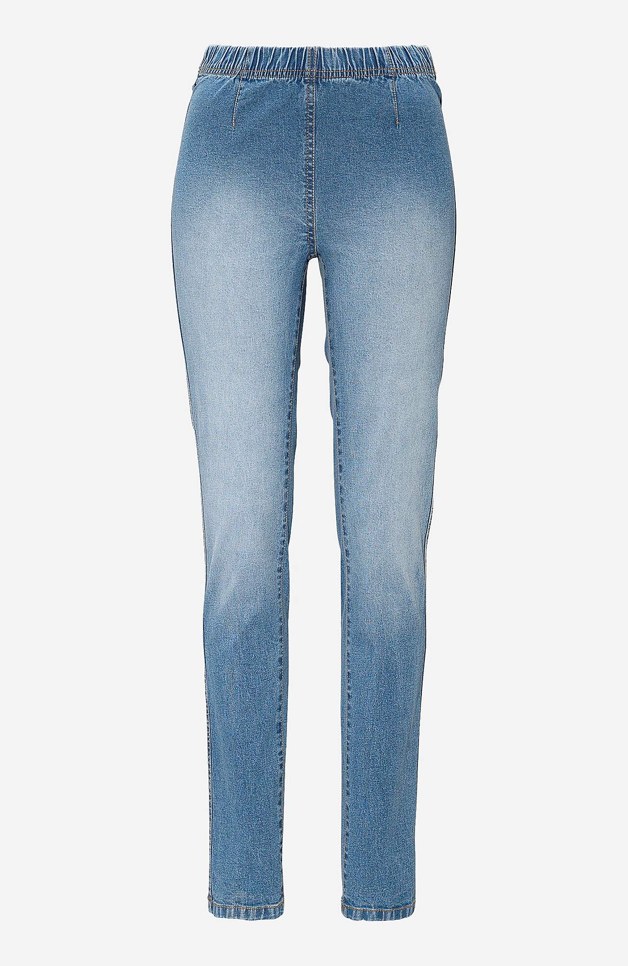 Jeggings med smale bein
