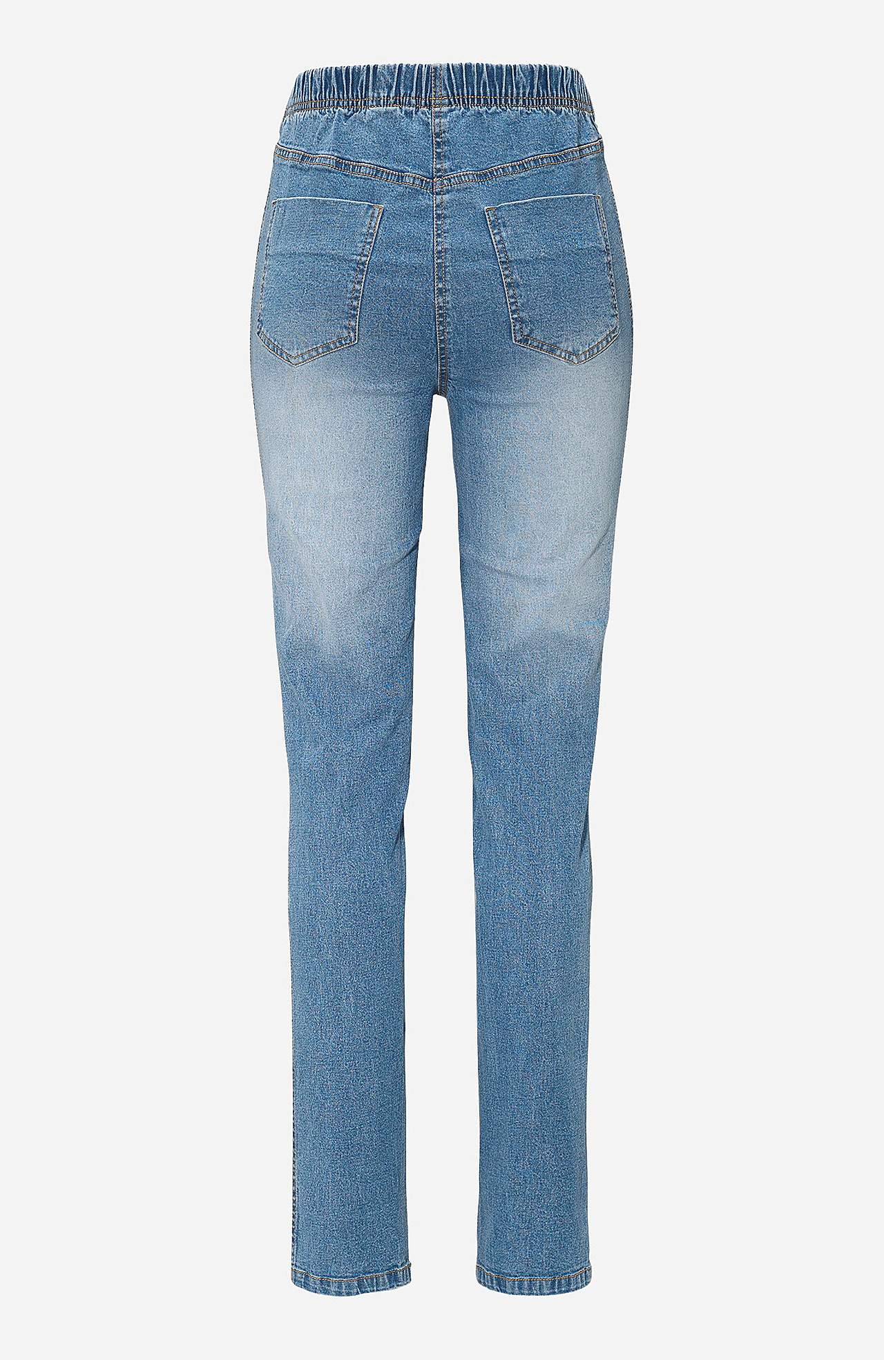 Jeggings med smale bein