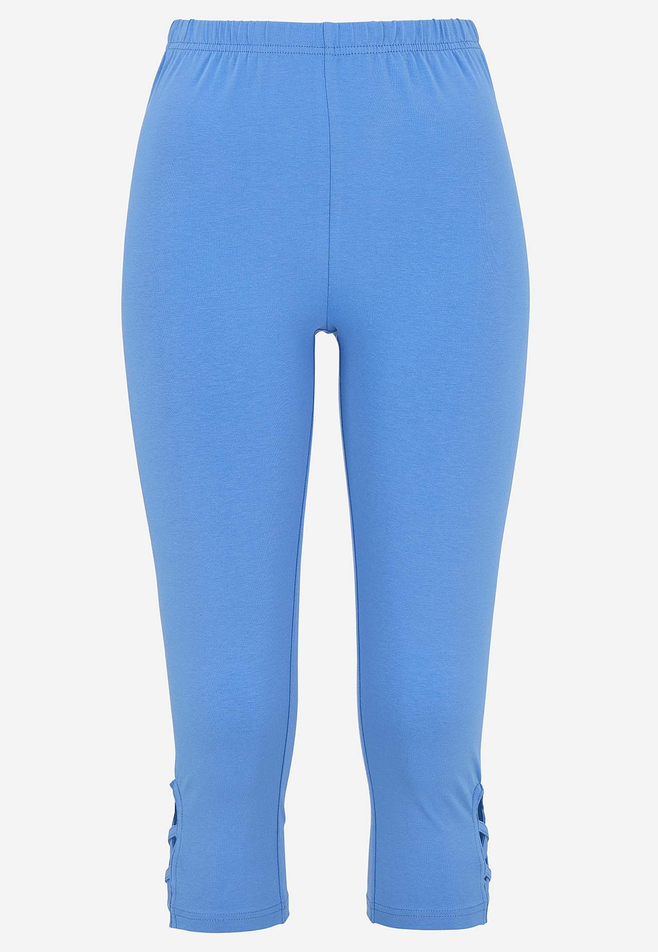 Caprileggings med fine detaljer 2-pack