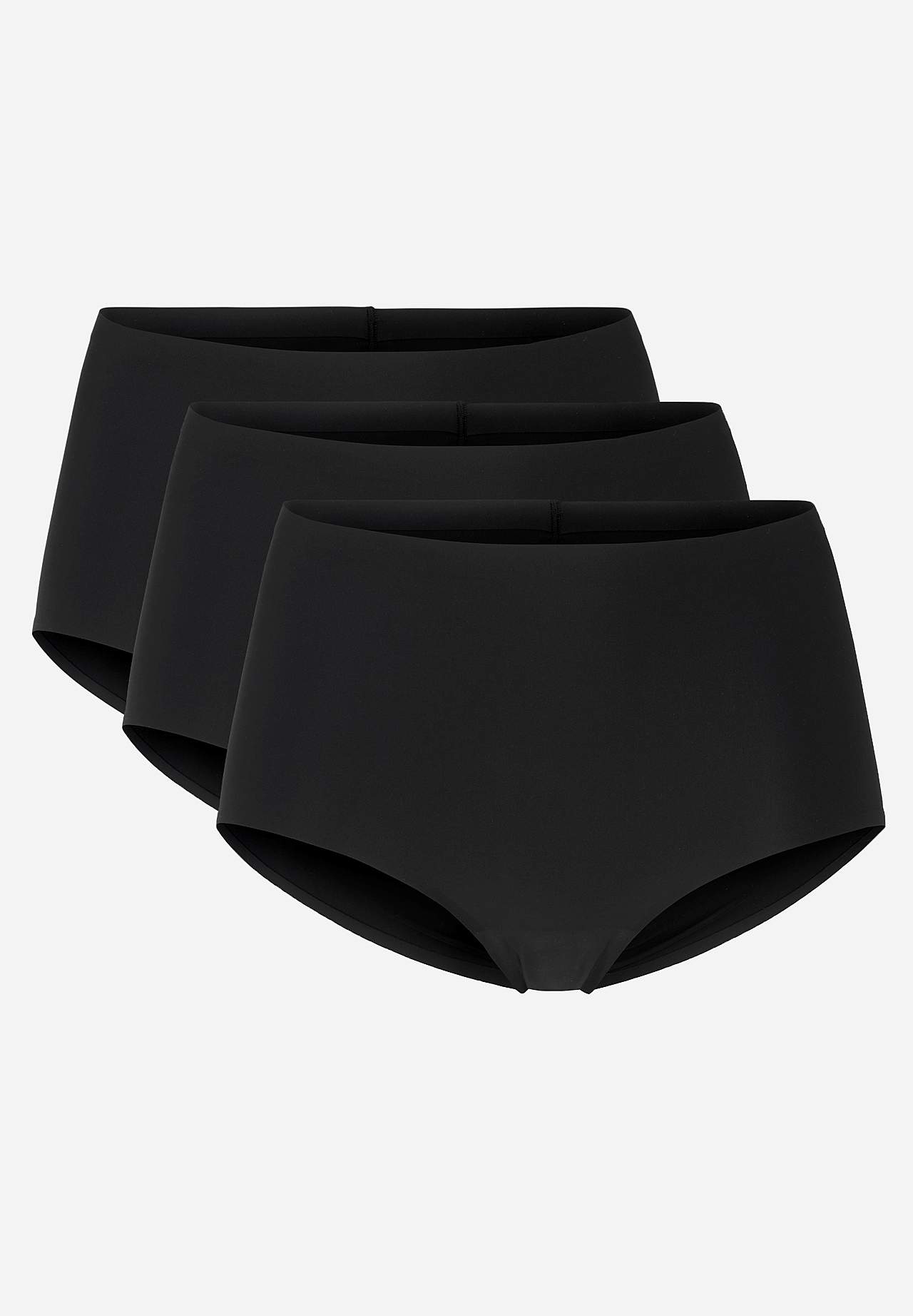 Komfortabel dametruser med høy midje 3-pack