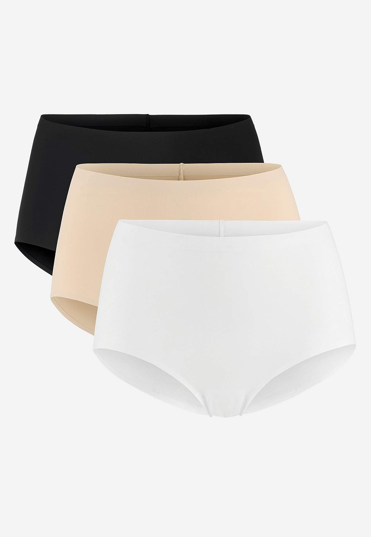 Komfortabel dametruser med høy midje Ellie 3-pack