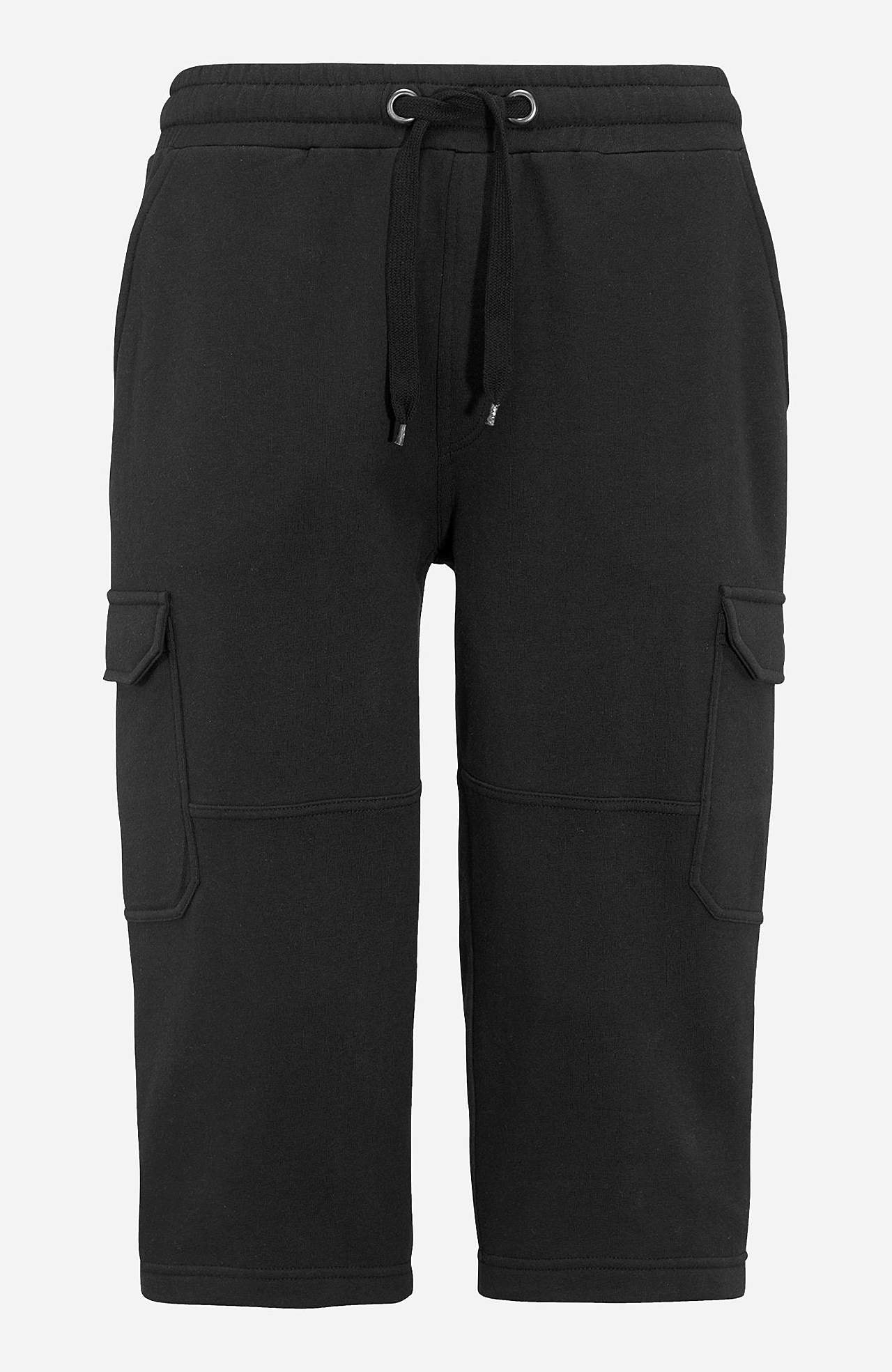 Lang sweatshirt-shorts med cargolommer Smarty
